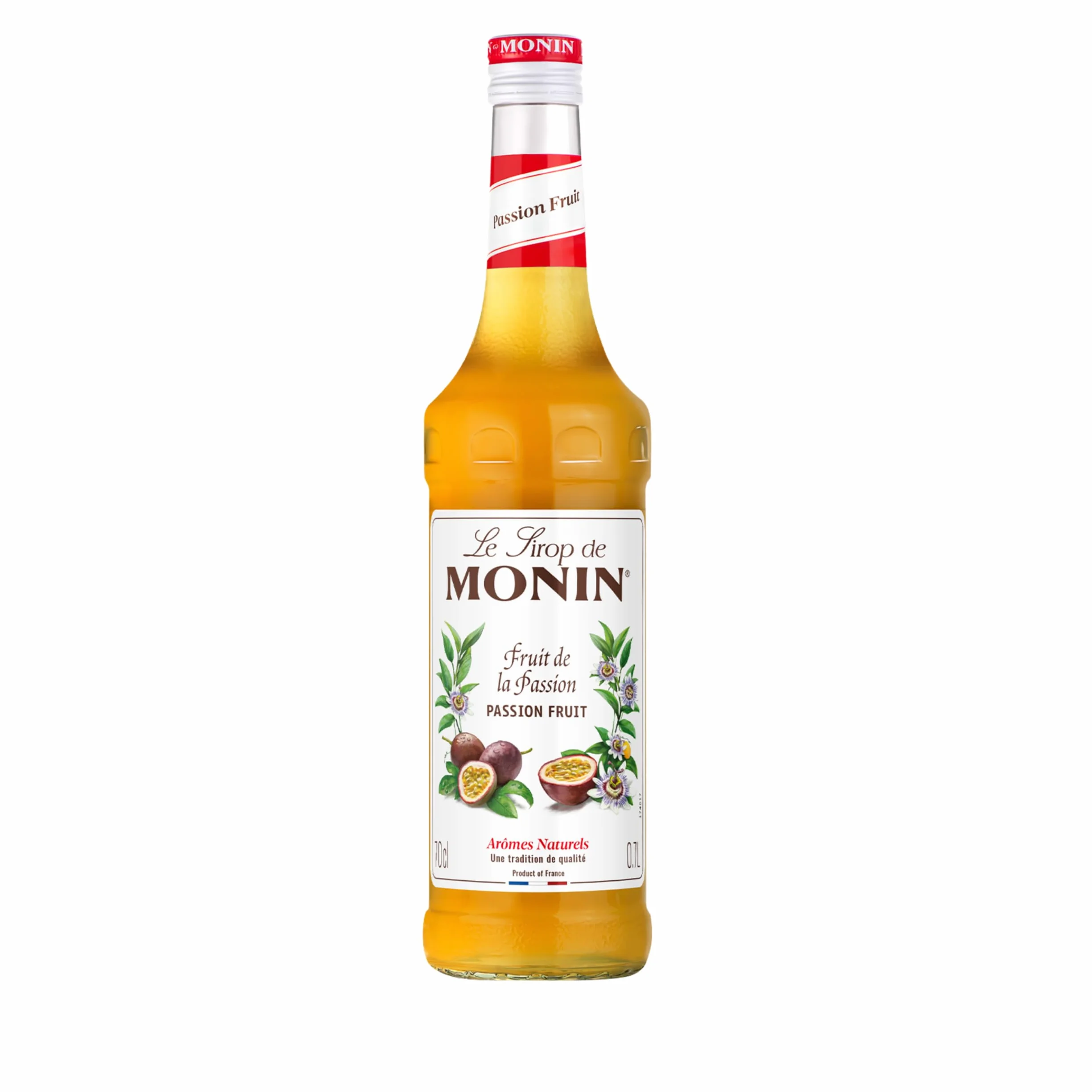 MONIN - Assortiment Sirop MONIN Saveurs Mangue et Fruit de la Passion - Pour Cocktail Avec ou Sans Alcool, Thé Glacé, Limonade - Arômes Naturels - Bouteille en Verre - 2 x 70 cl
