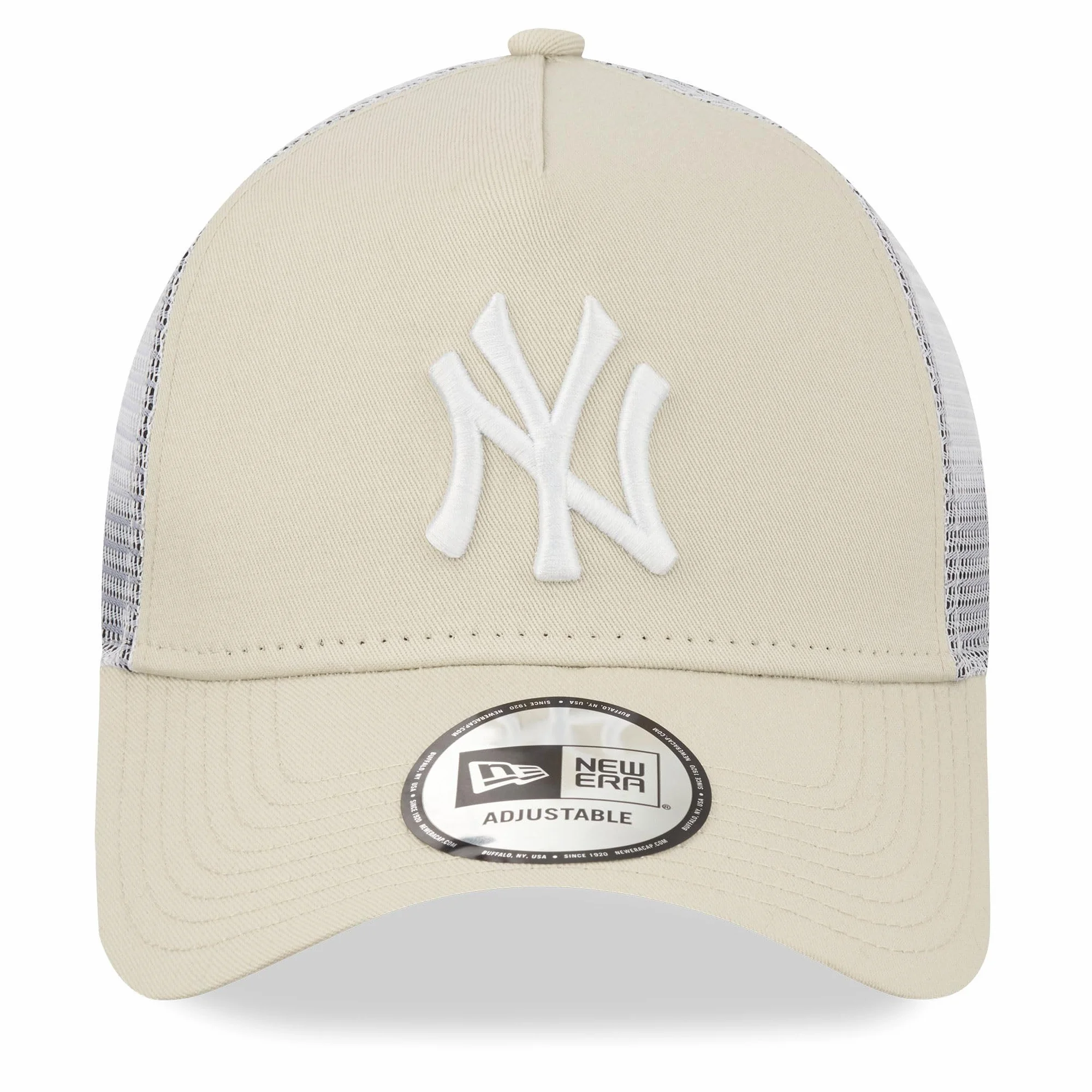 New Era New York Yankees A Frame Adjustable Trucker Cap League Essential