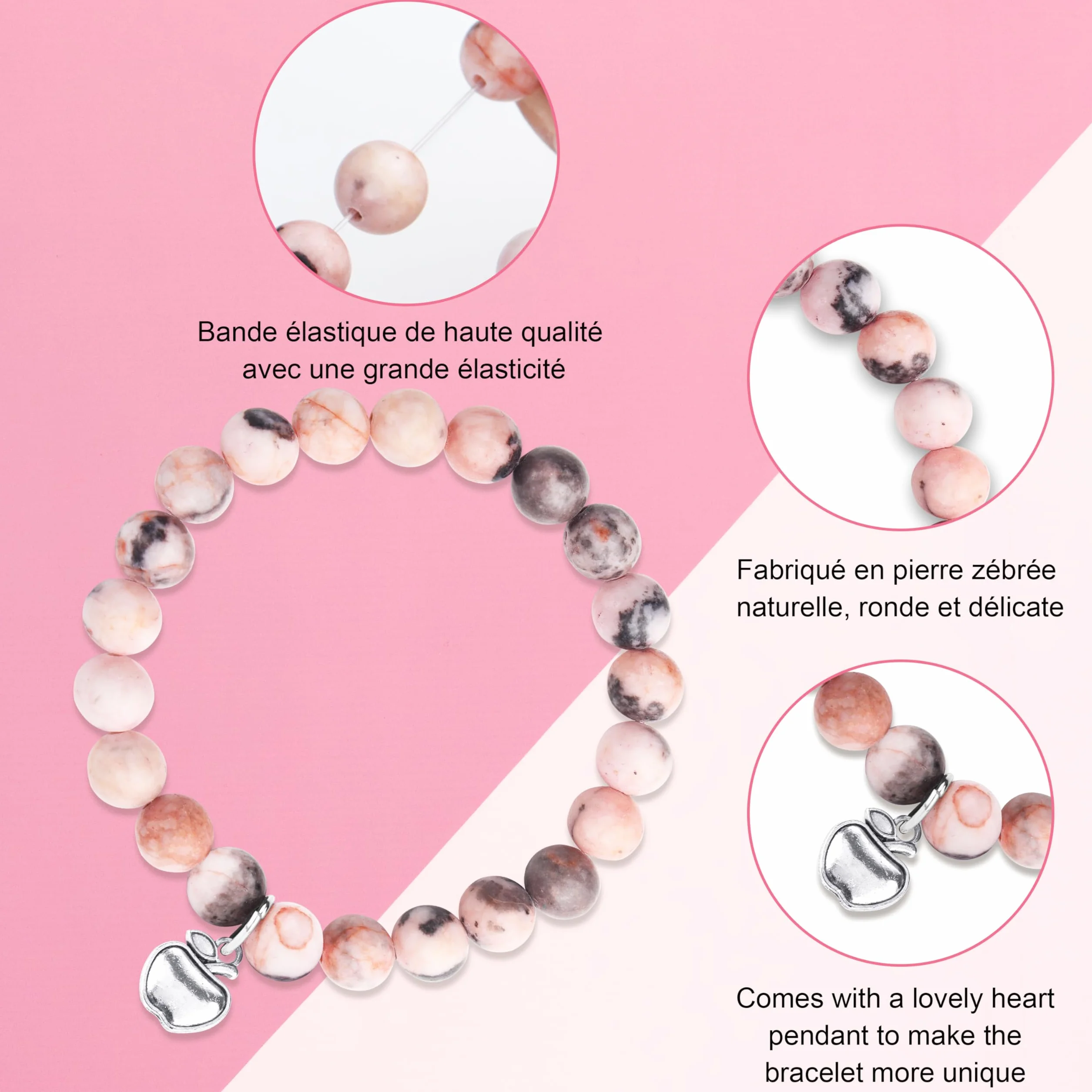 Merclix Bracelet Femme Cadeau Original Amie Maman