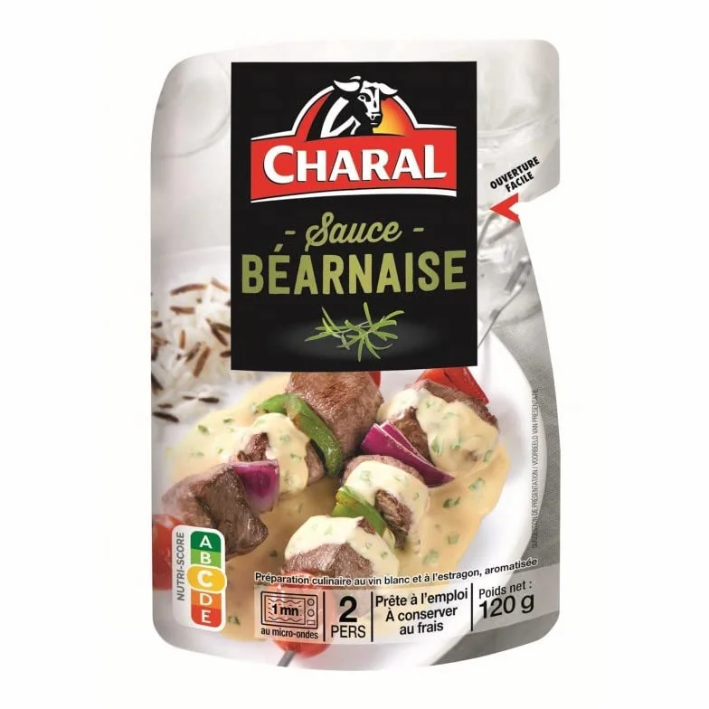 Charal - Sauce Béarnaise 120G - Un délice pour sublimer vos viandes - Lot De 4