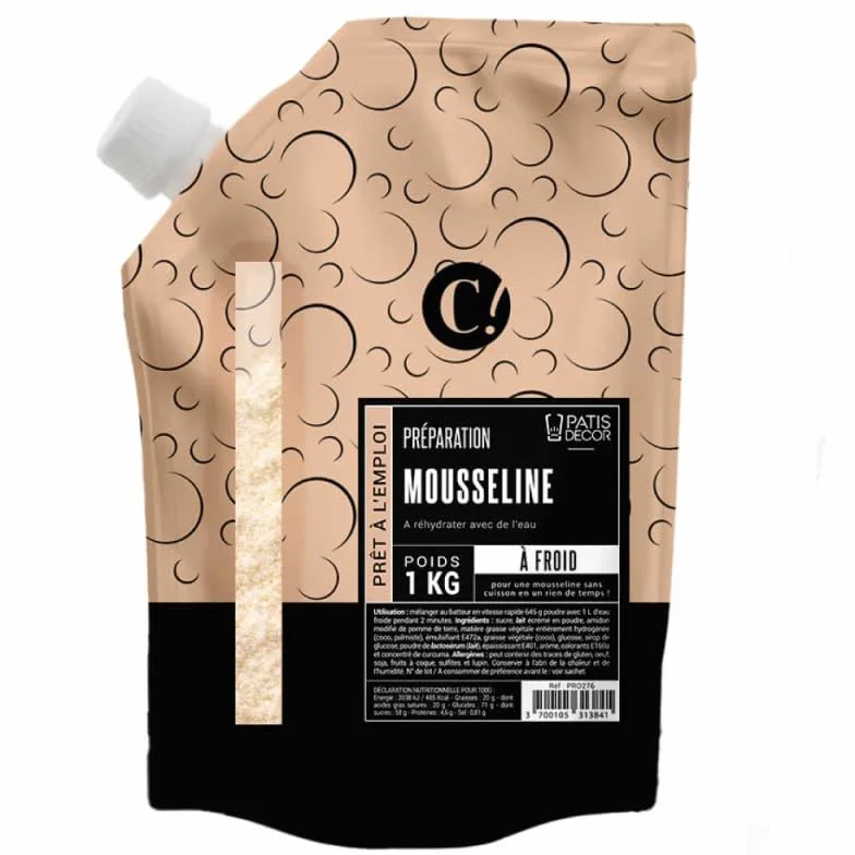Préparation mousseline à froid 1 kg