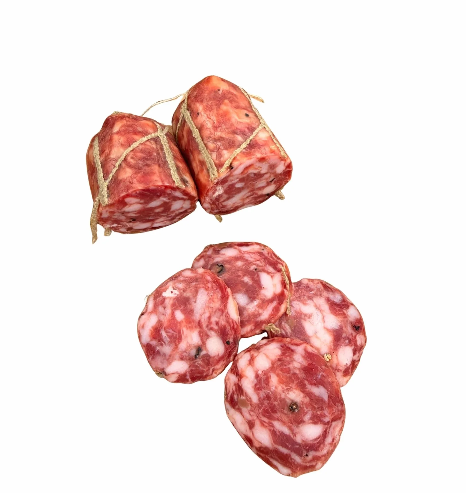Machegusto! - Salami à la Truffe 300g – Charcuterie de Porc Italienne | Saveur Raffinée et Aromatique | Idéal pour Apéritifs et Plateaux Gourmets