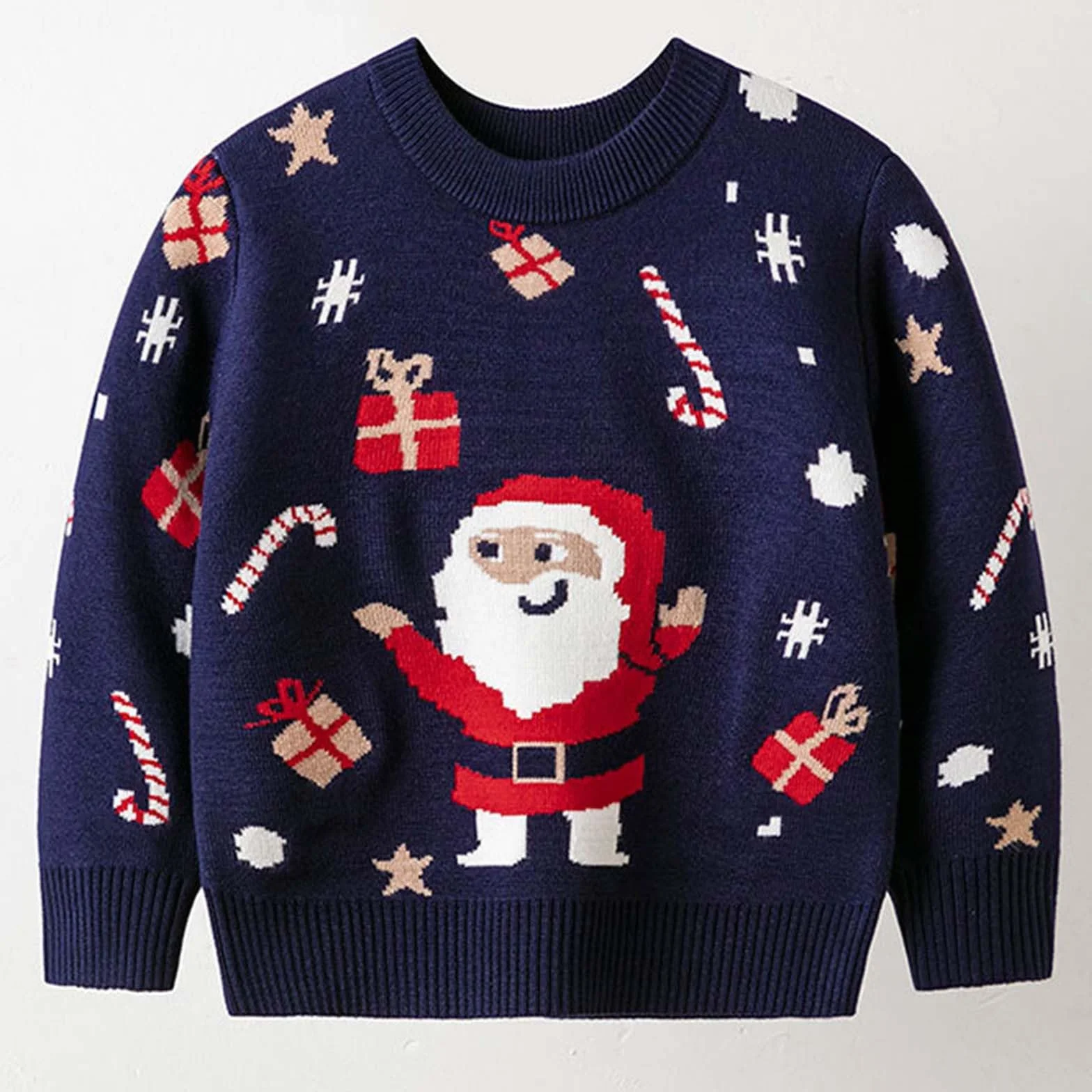 Pull Père Noël pour enfant bébé garçon fille