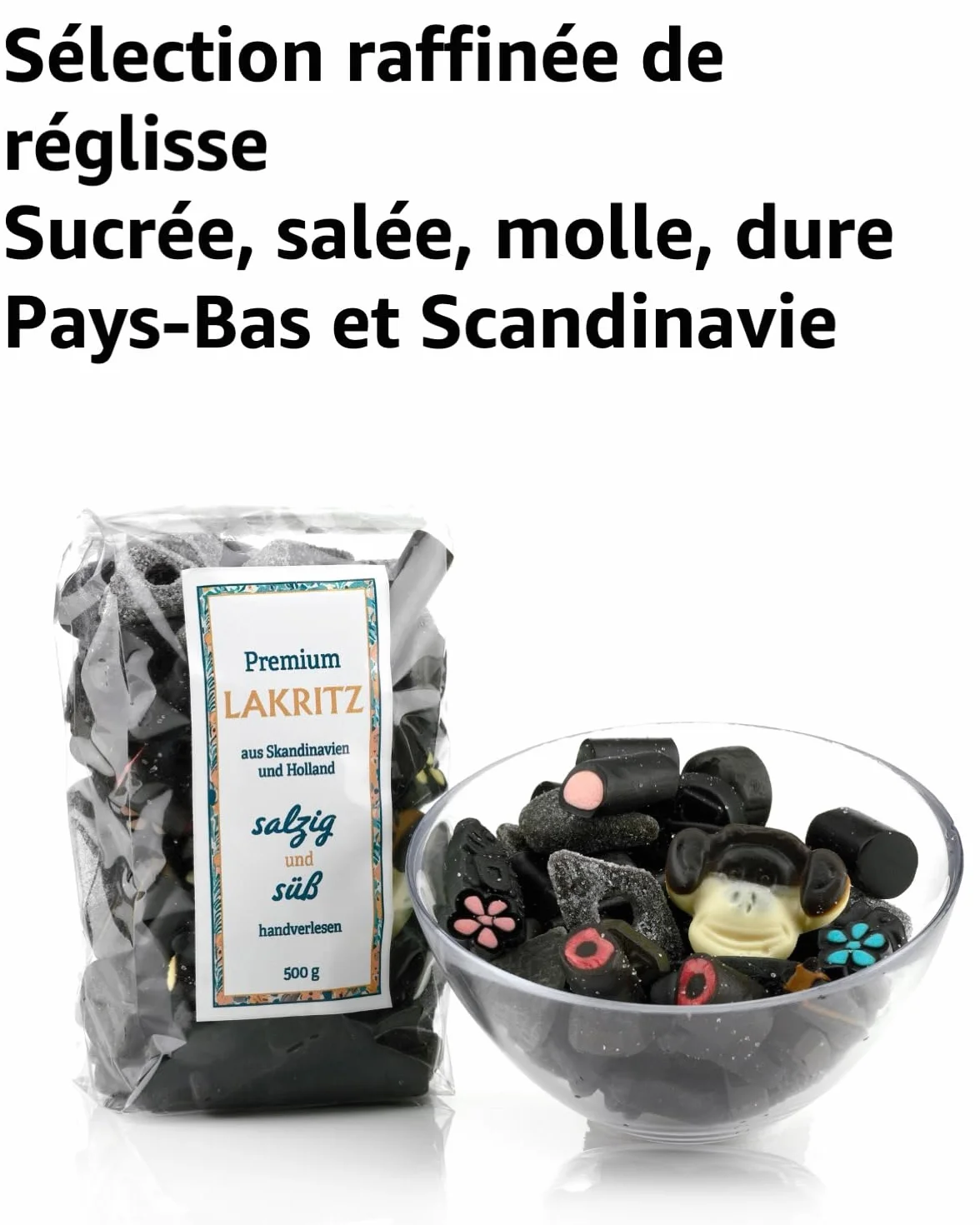 Mélange de réglisse premium 500 g - Spécialités nordiques et hollandaises