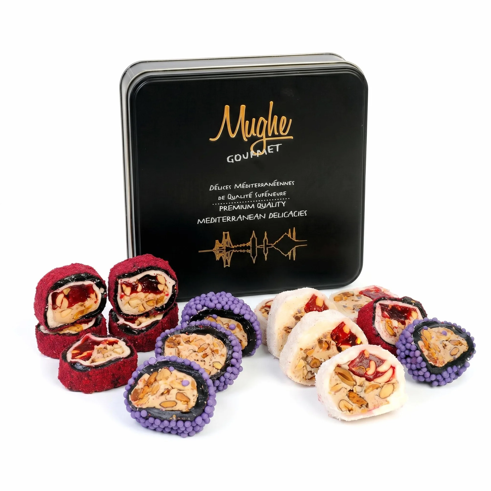 Mughe Gourmet Creamy Crunch Lokum Délice turc 350 g