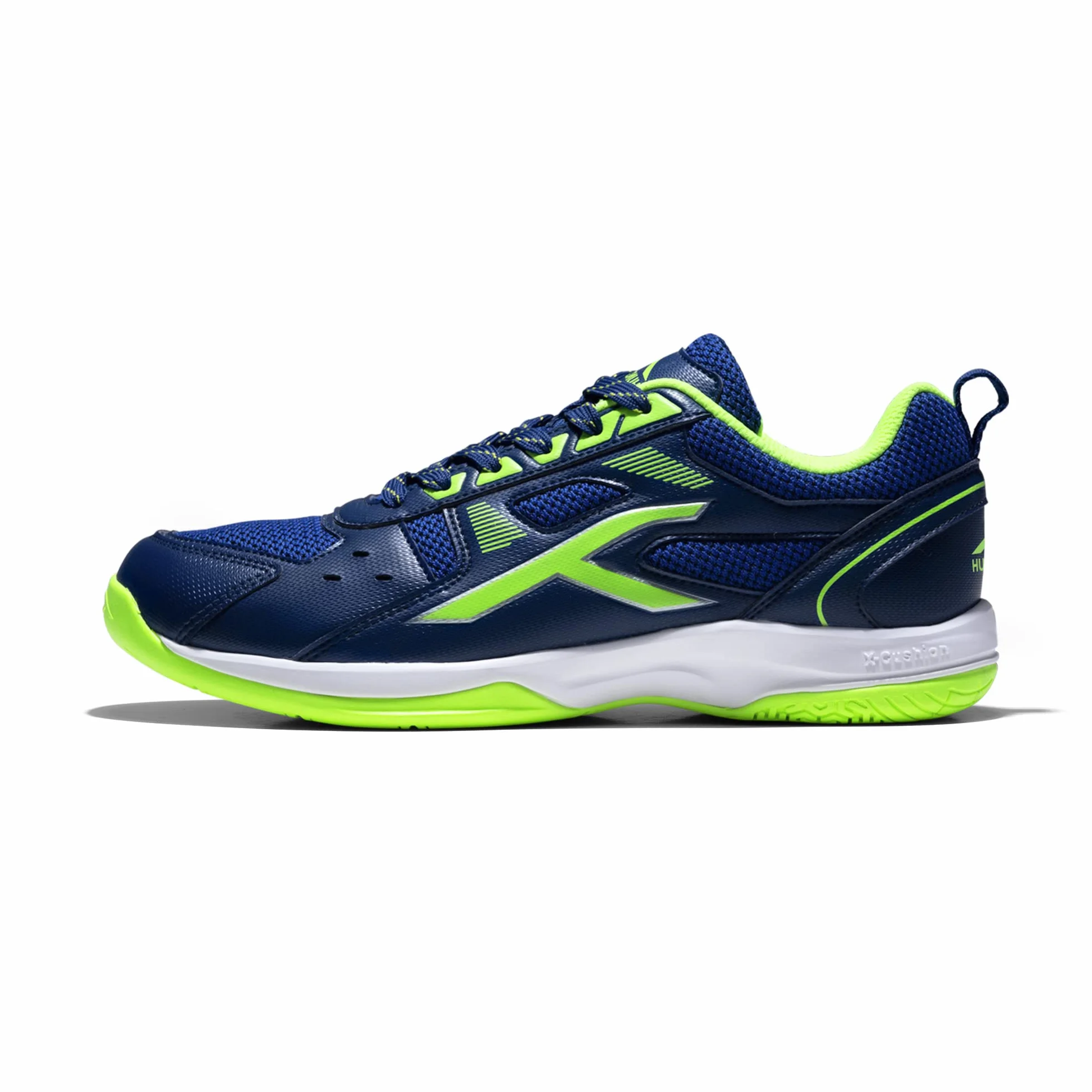 Hundred Raze Non-Marking Badminton Shoes for Men Polyester Upper Rubber Sole Indoor Tennis Squash Padel