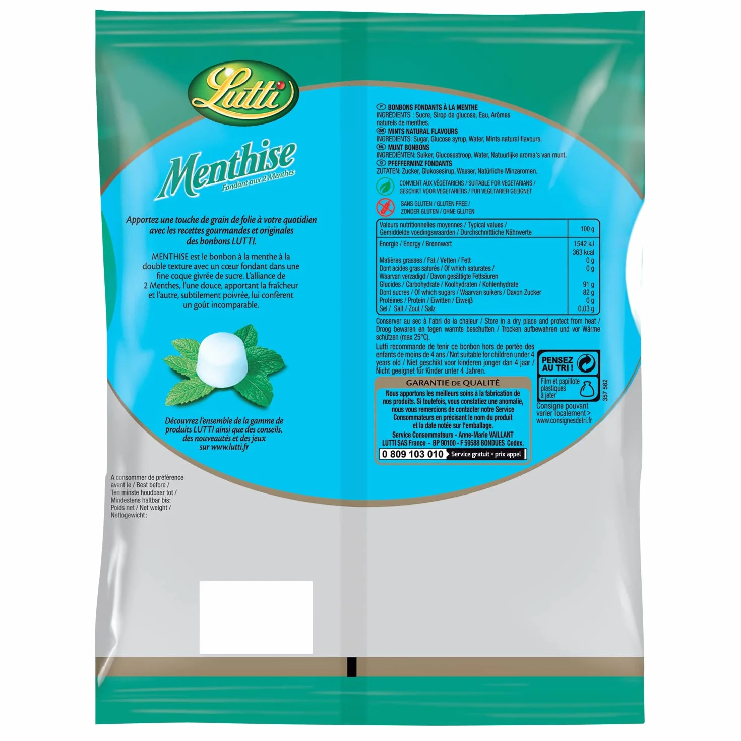 LUTTI Menthise 250g