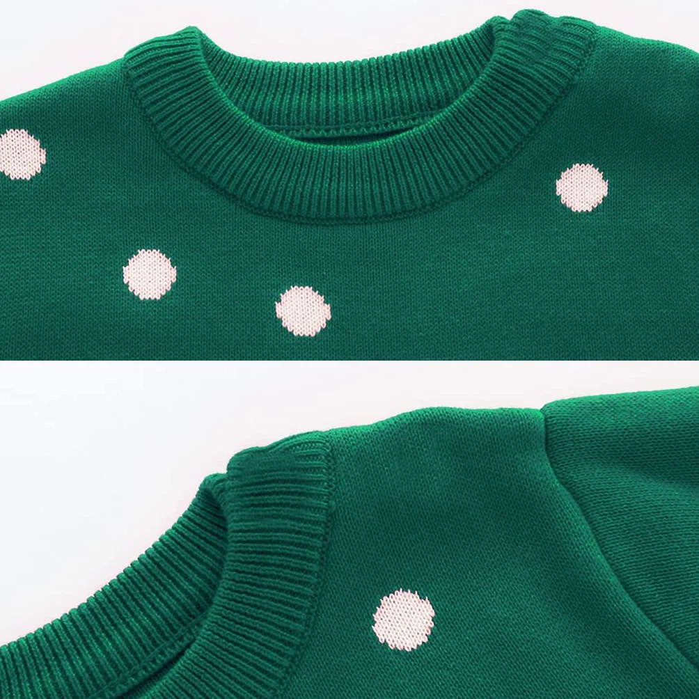 Pull de Noël Cerf Enfant pour Garcon Fille 12 Mois-5 Ans