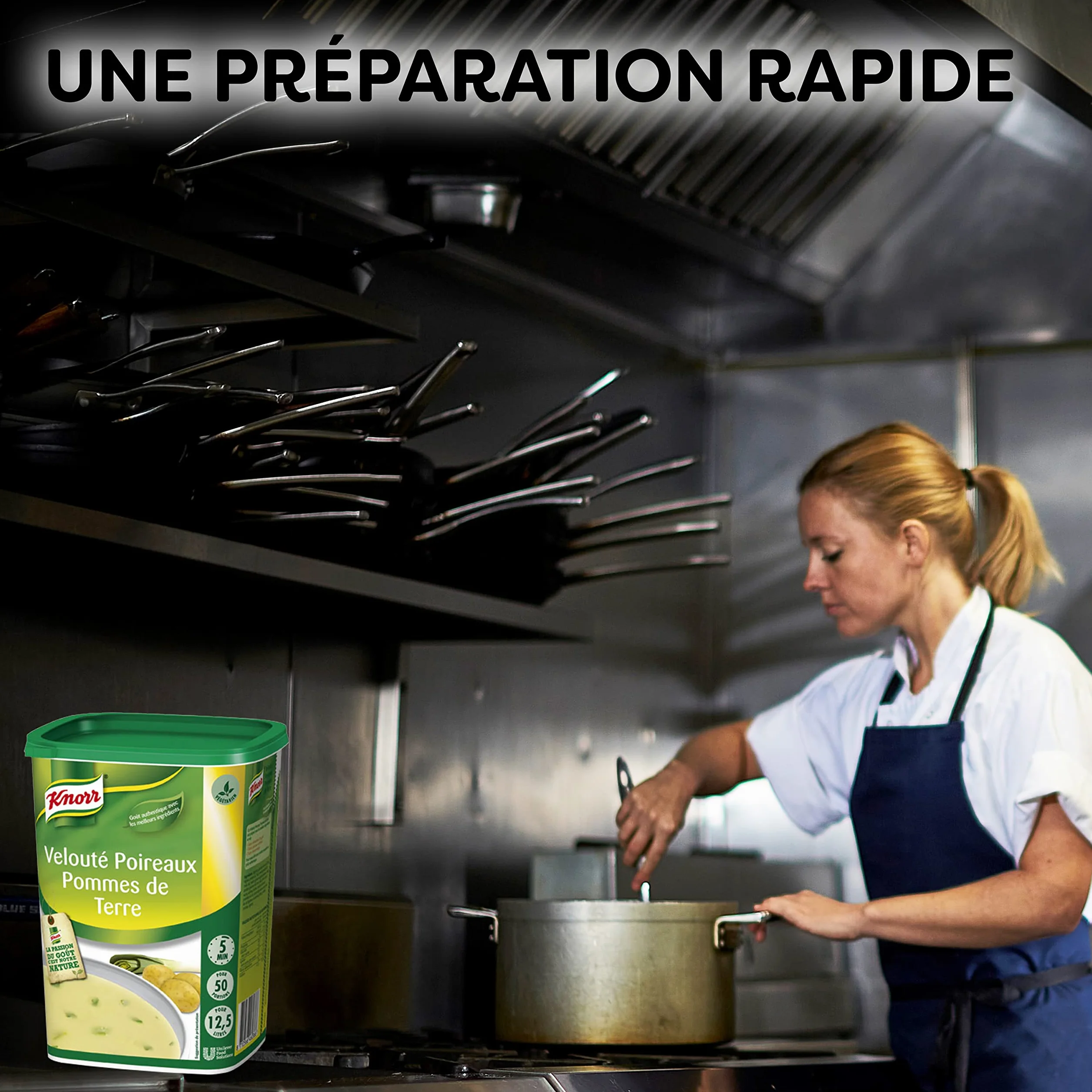 Knorr Professional Knorr Velouté Poireaux & Pomme de Terre 815g 50 portions (Lot de 2)