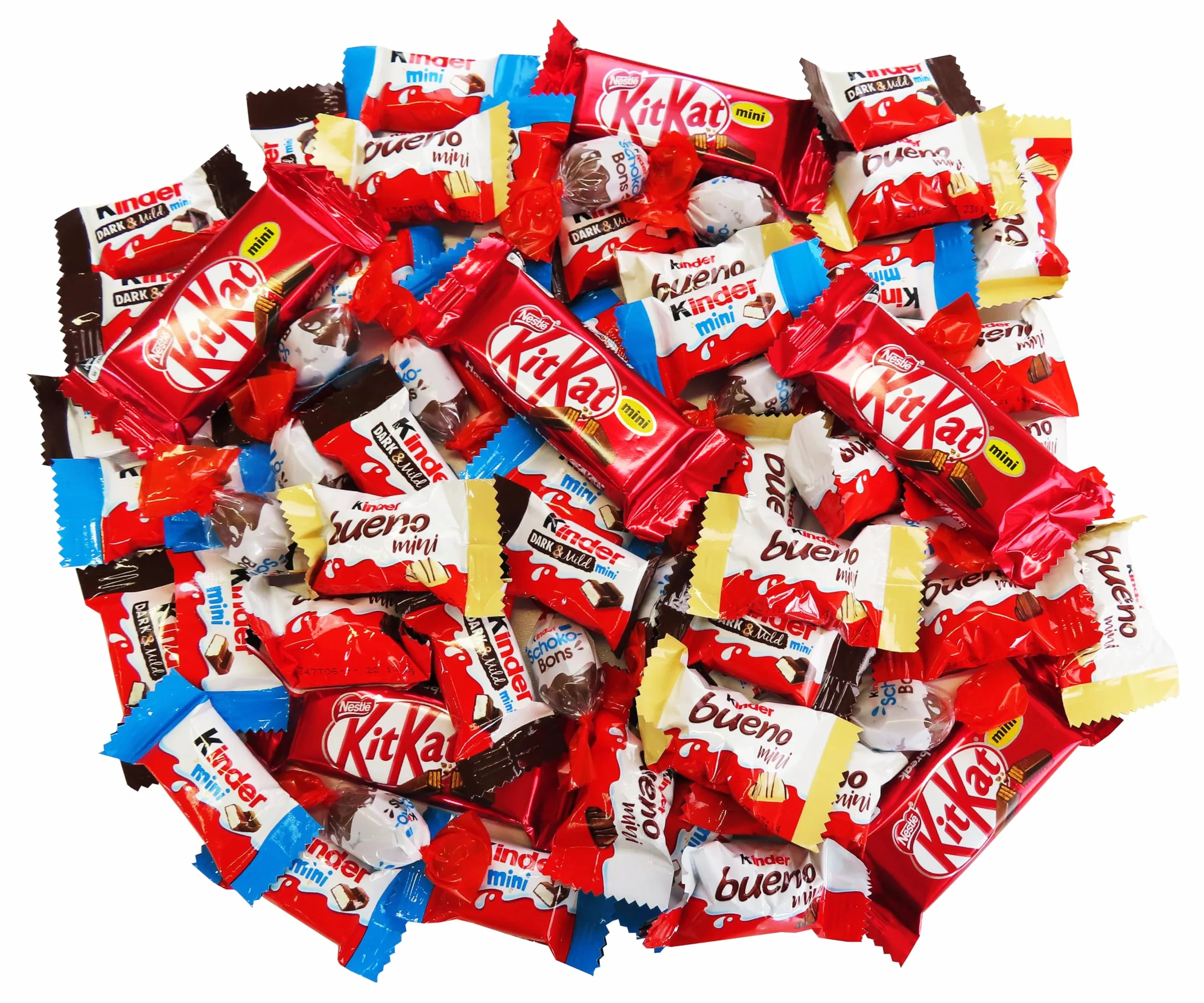 Sachet avec Bonbon et Chocolat pour Fête d'Anniversaire avec 6 enfants 937g (avec 210 pièces)
