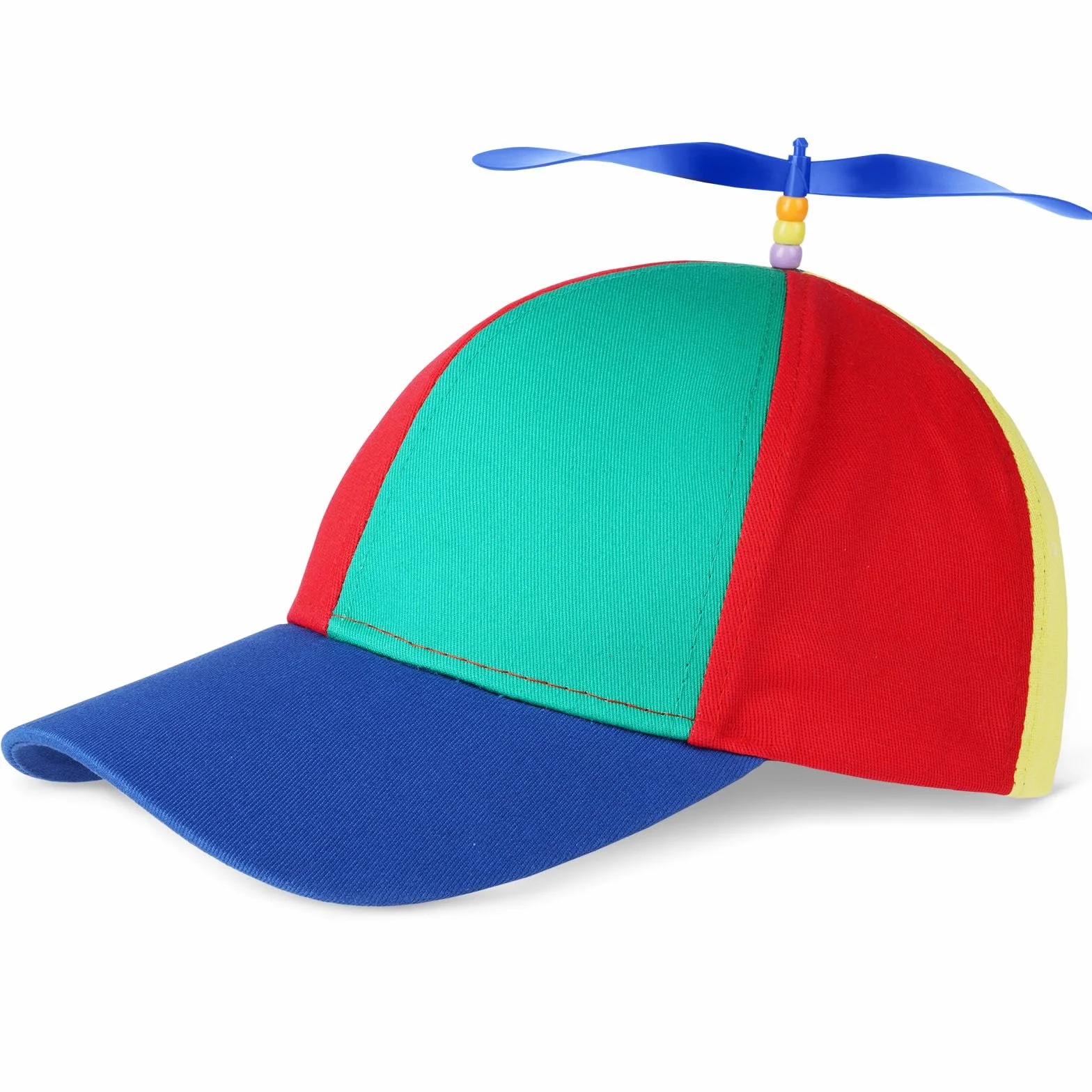 Aomig Casquette à Hélice, Chapeau d'Hélicoptère Réglable pour Adultes Enfant