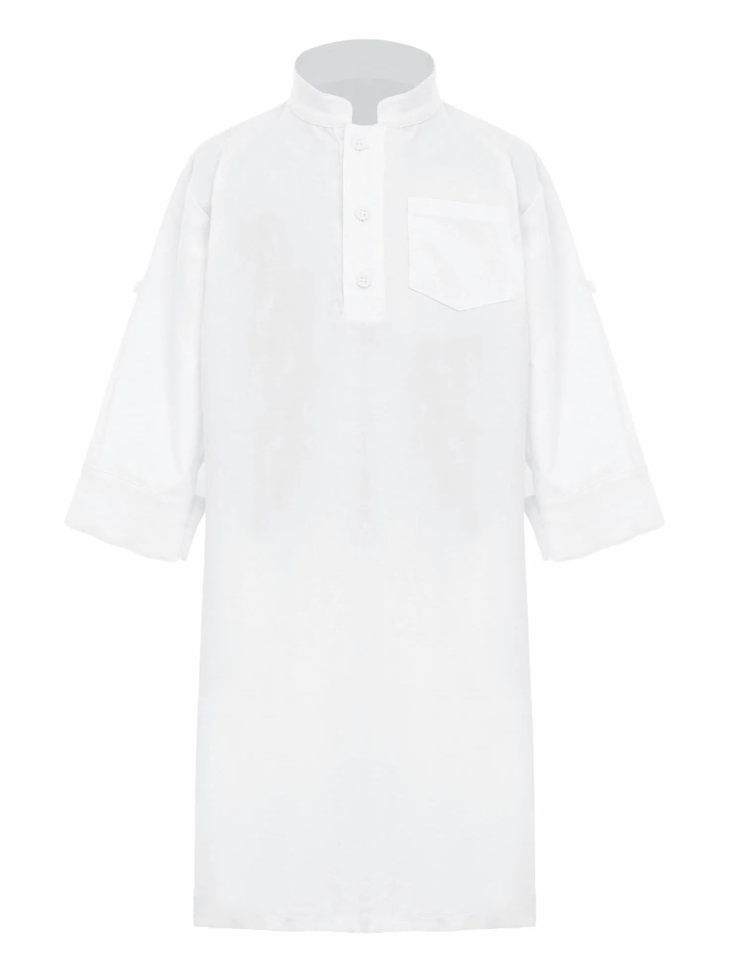 Thobe Arabe pour Bébé Garçon Robe Prière Abaya Eid Kaftan