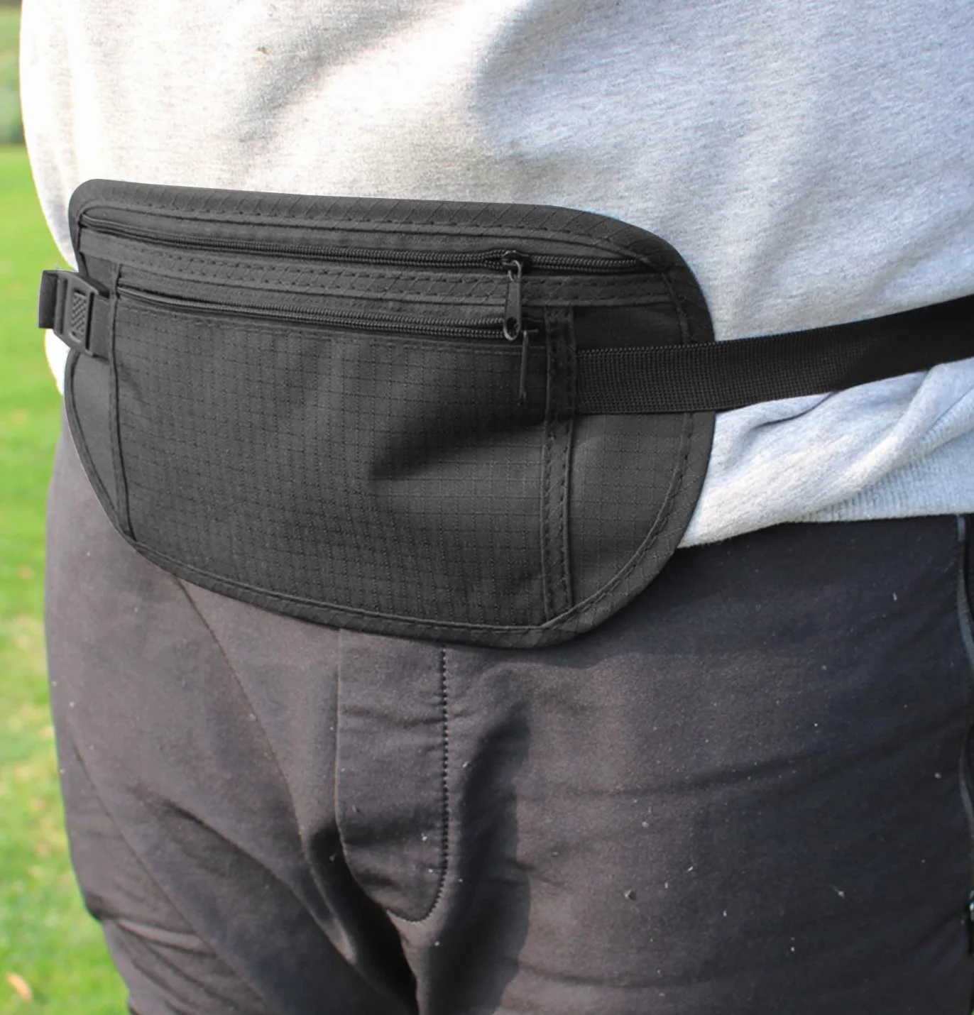 Sac Banane de Sécurité Antivol avec Protection RFID - Pochette Ceinture de Voyage