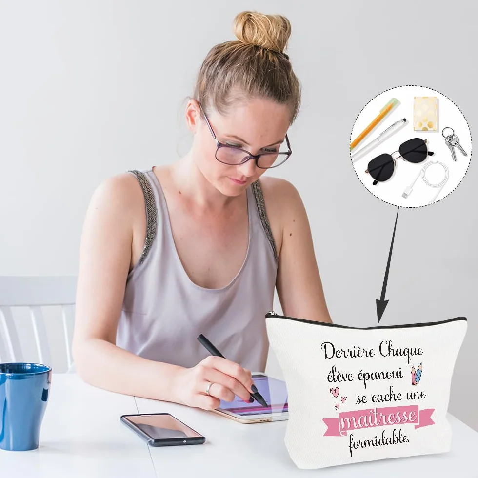 Cadeau Maitresse d'école Fin d'année Pochette Cadeaux Noel