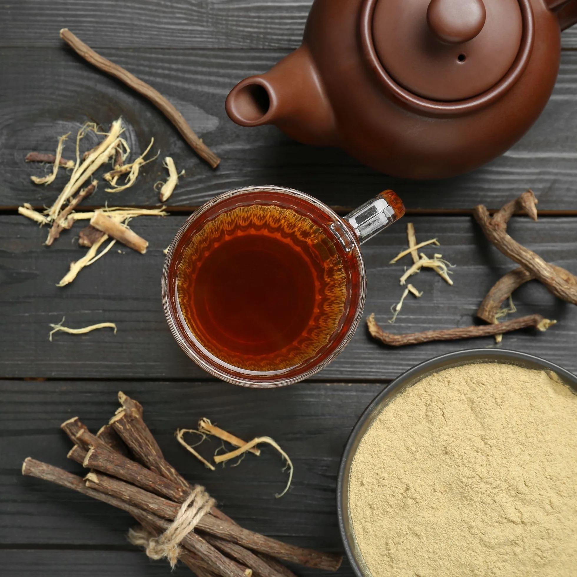 Alpi Nature Racine de Réglisse Tisane 250g, Racine de Reglisse Séchée et Coupée, Thé en Vrac