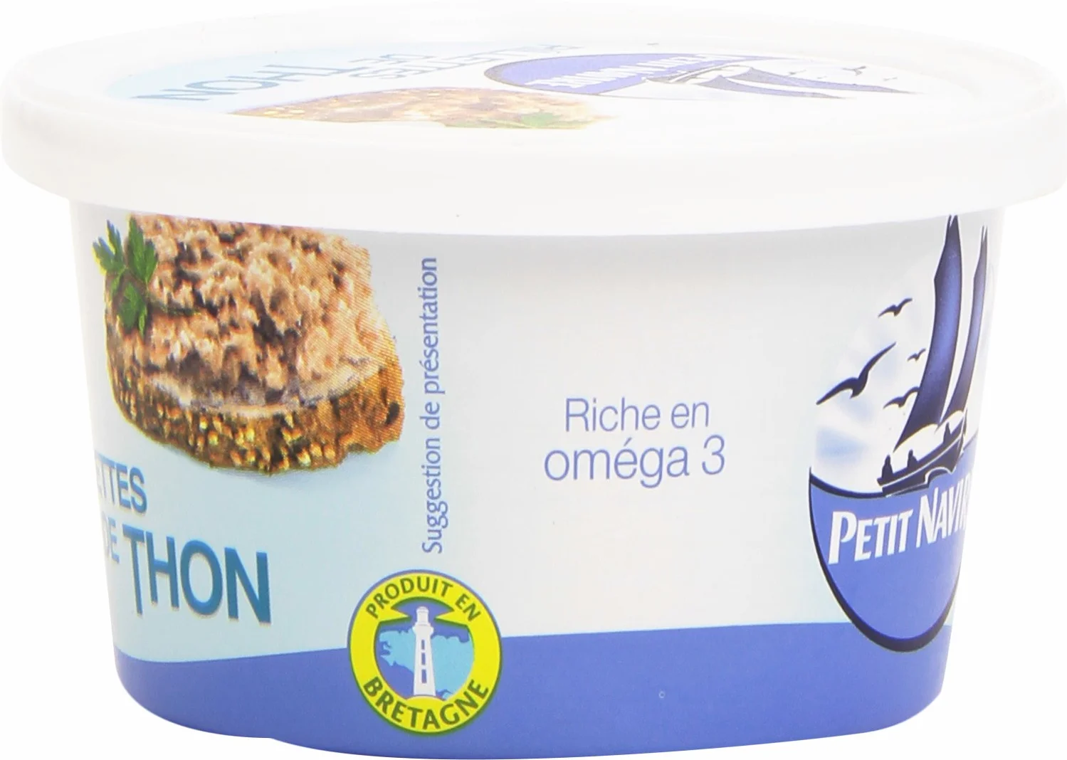 Petit Navire Rillettes de Thon 125g - Lot de 4