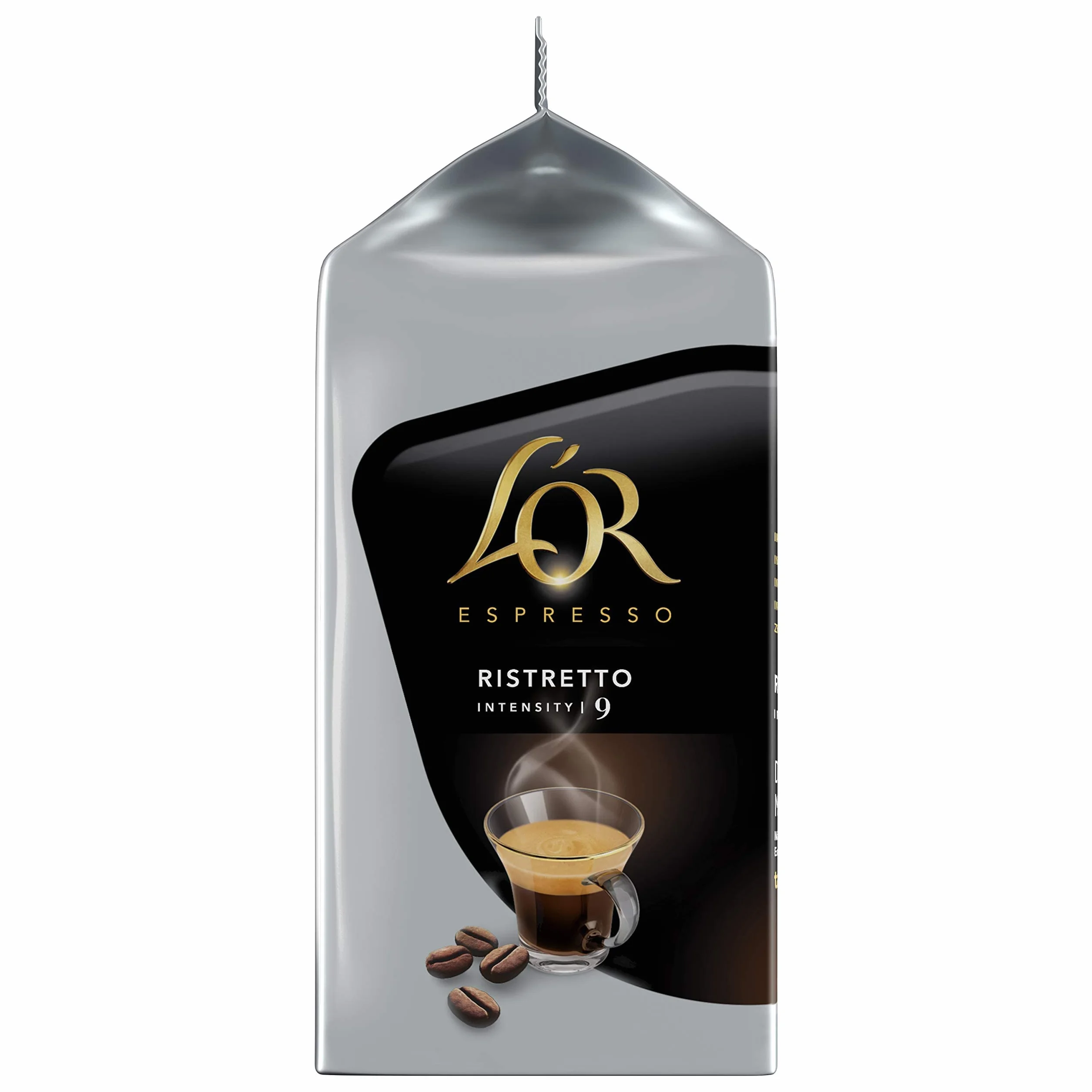 Tassimo, 80 Dosettes Café Espresso Ristretto L'OR, Compatibles avec les machines TASSIMO, 80 Cafés, Corsé et Puissant, 5 packs de 16 dosettes ( L'emballage peut varier )