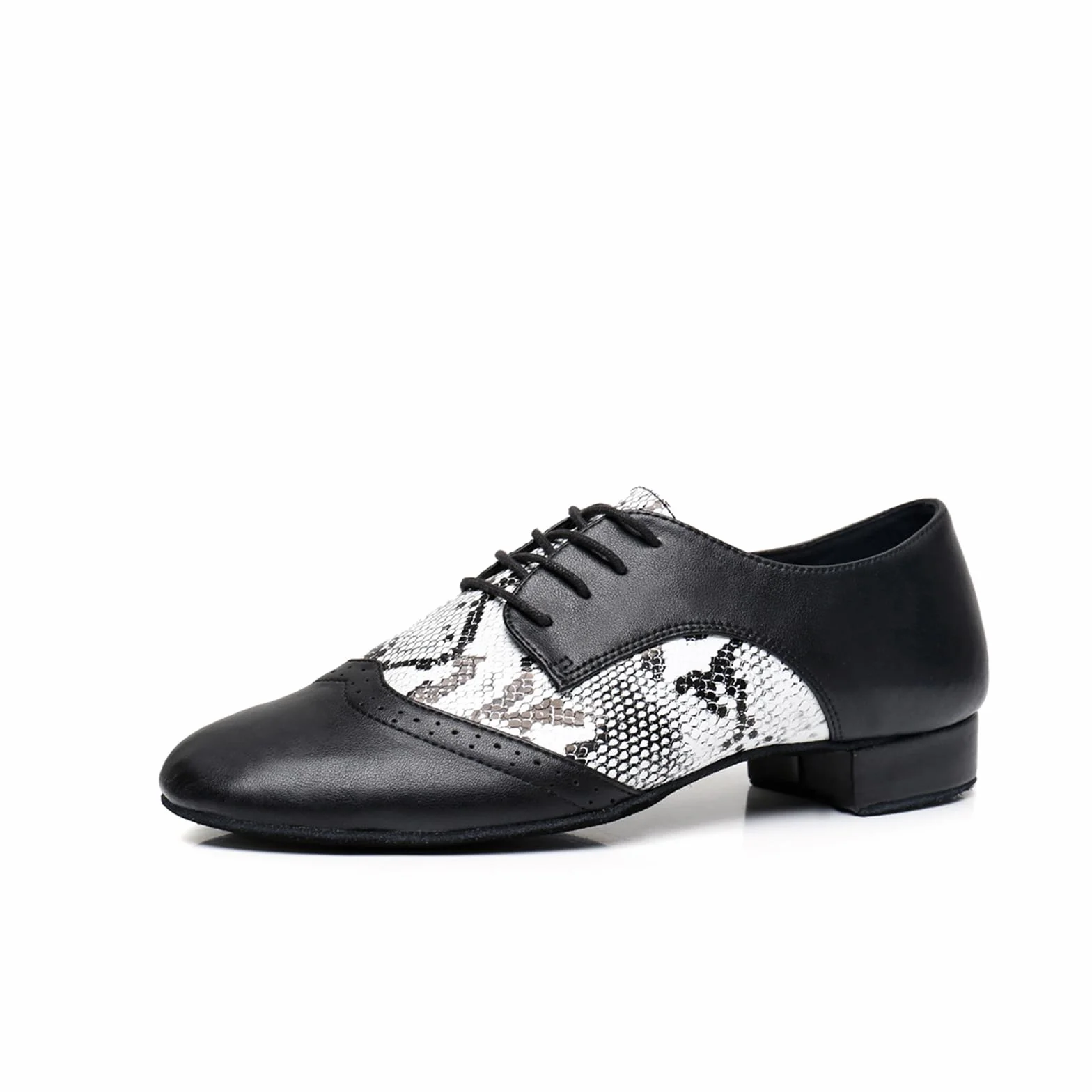 Chaussures de Danse Latine Cuir Professionnelle Homme Salsa Tango Salle de Bal Modèle L147