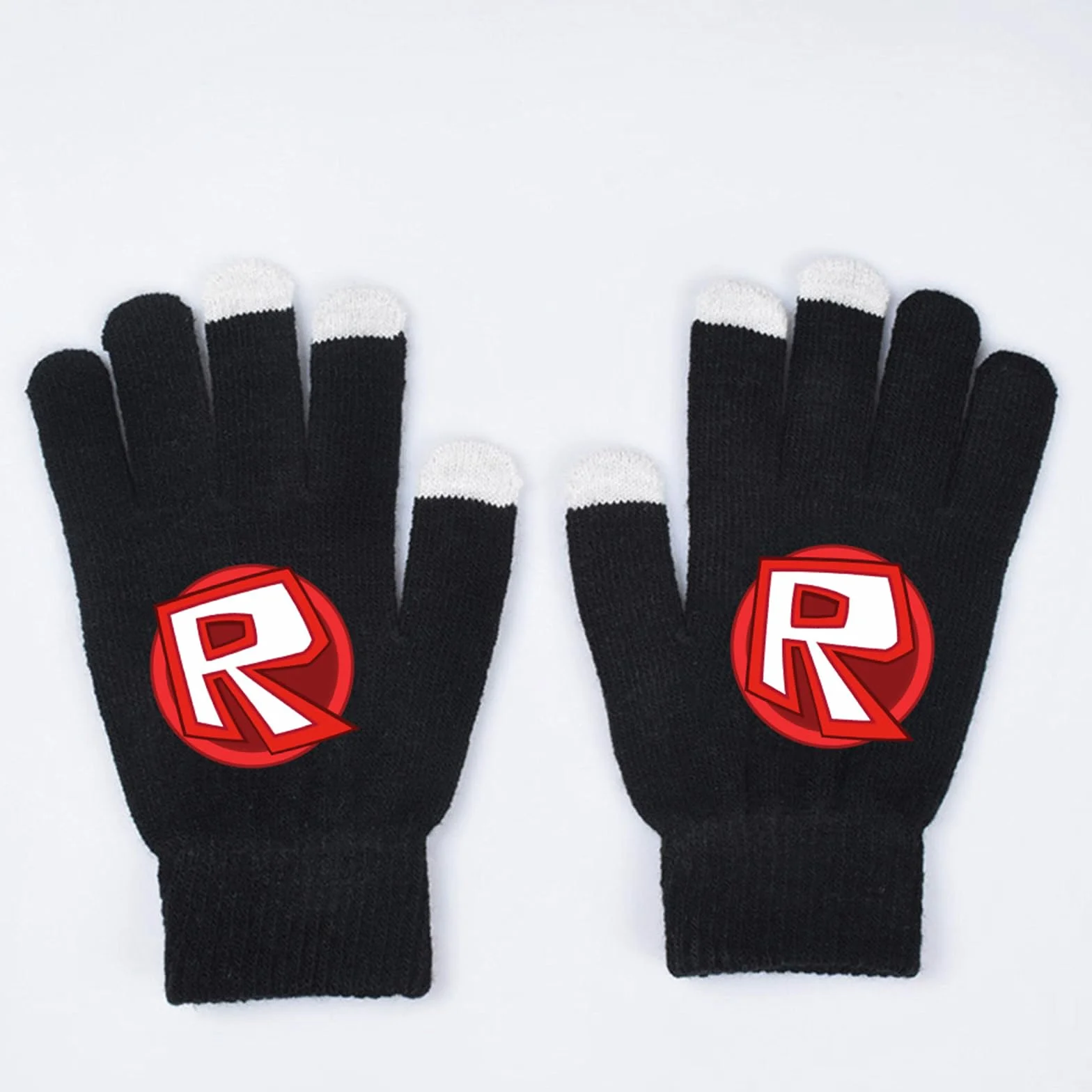 Gants Tactiles Roblo d'Hiver Tricotés Chauds et Doux Pour Sport Usage Quotidien