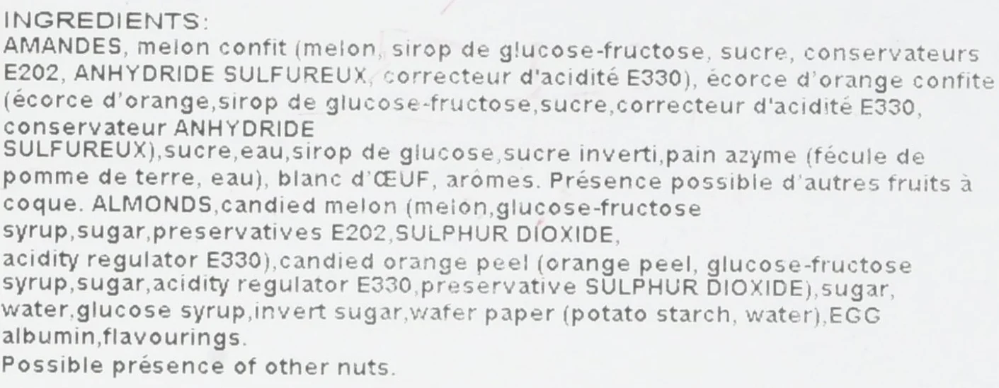 Nougat Chabert Et Guillot Boite de Calissons 225 g