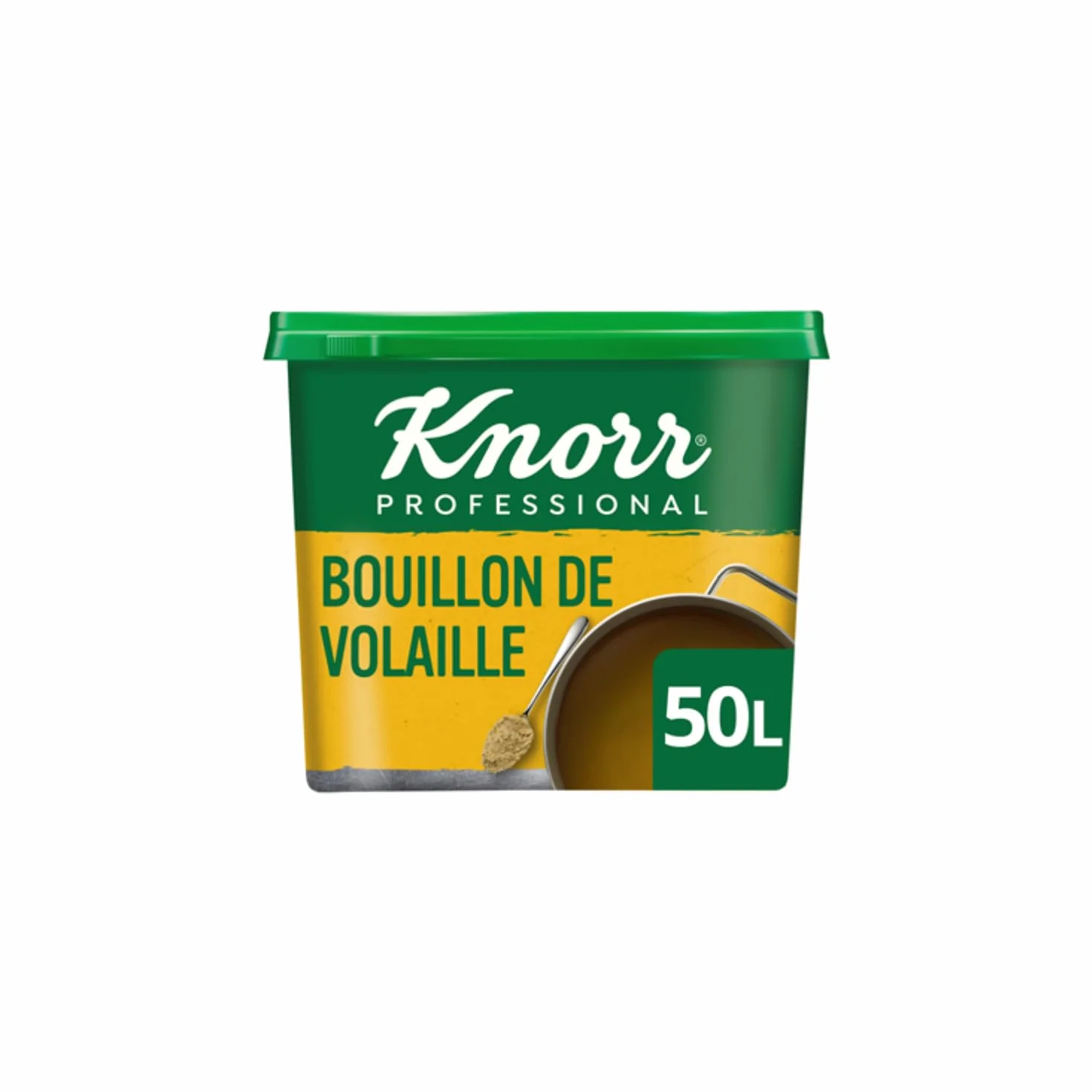 KNORR Bouillon de Volaille en Pâte 1 kg – Base culinaire concentrée pour sauces, soupes et plats mijotés
