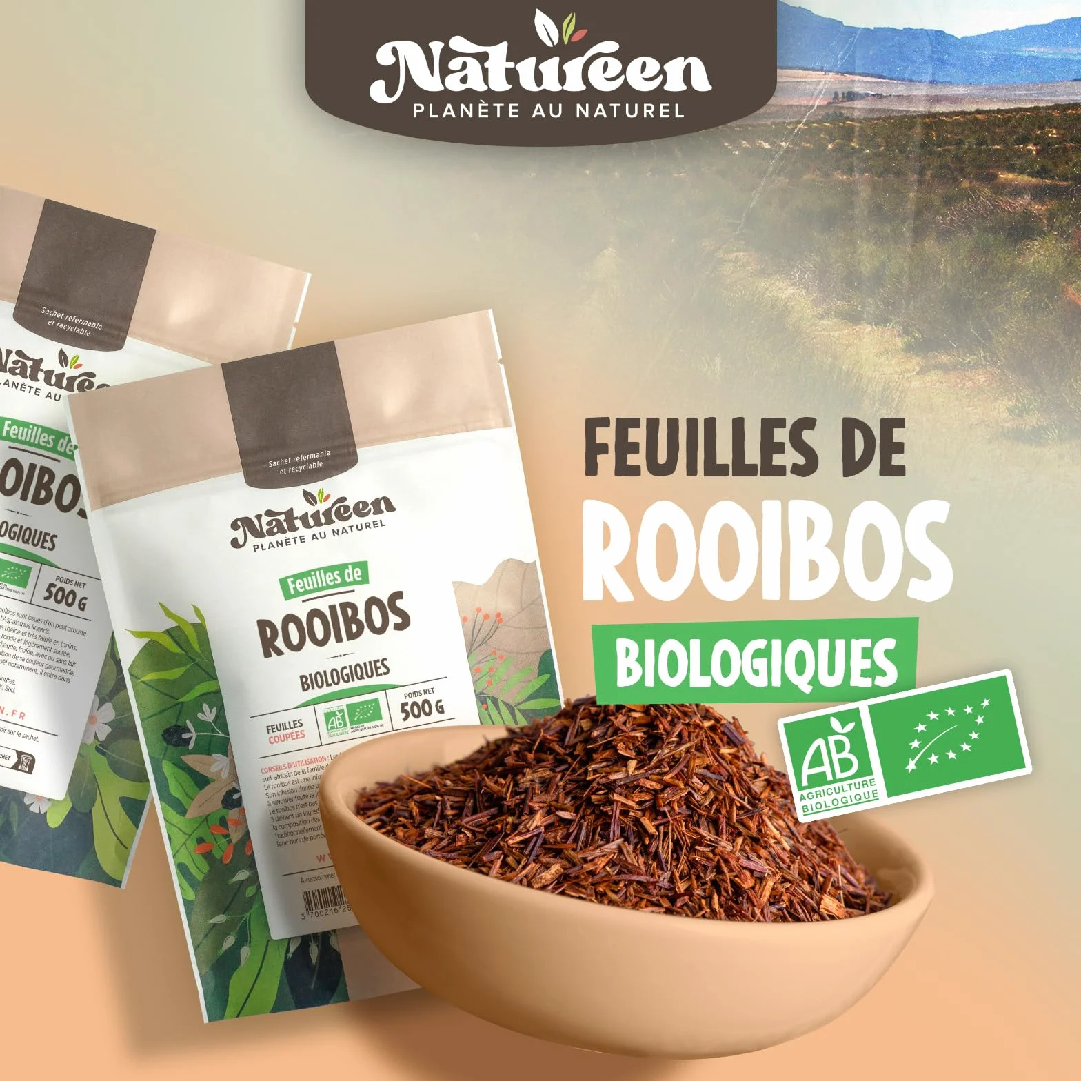 Rooibos Bio (Thé Rouge) - 500g