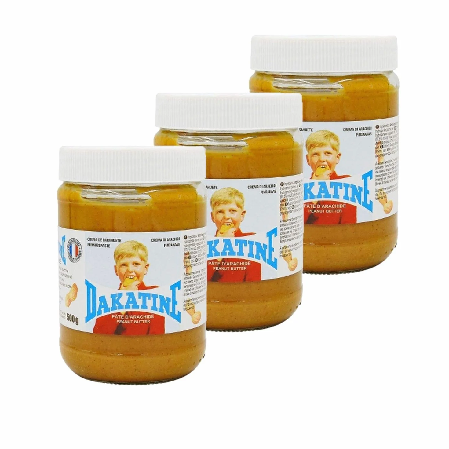 Lot 3x Pâte d'arachide - pot 500g