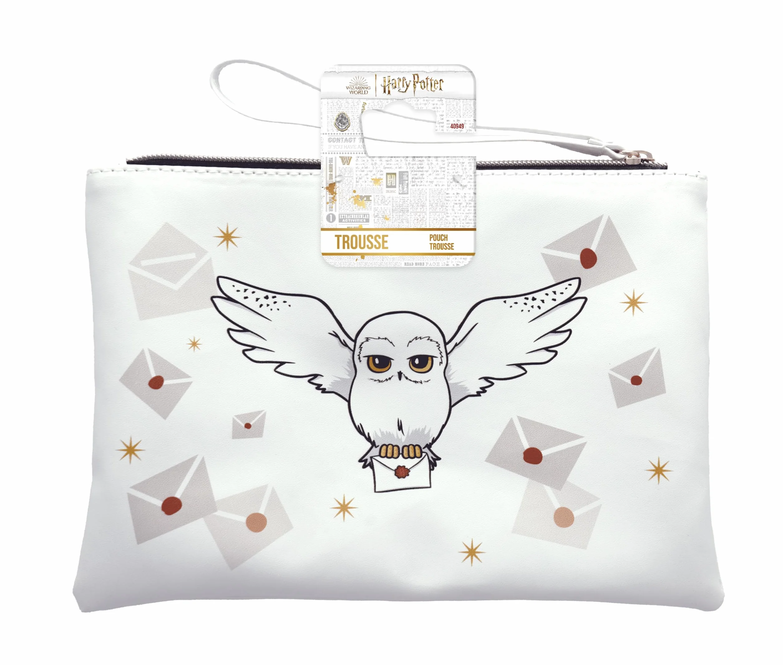 Harry Potter Pochette Maquillage Hedwige 24x16 cm Trousse Cosmétique Officiel Poudlard Rangement Voyage