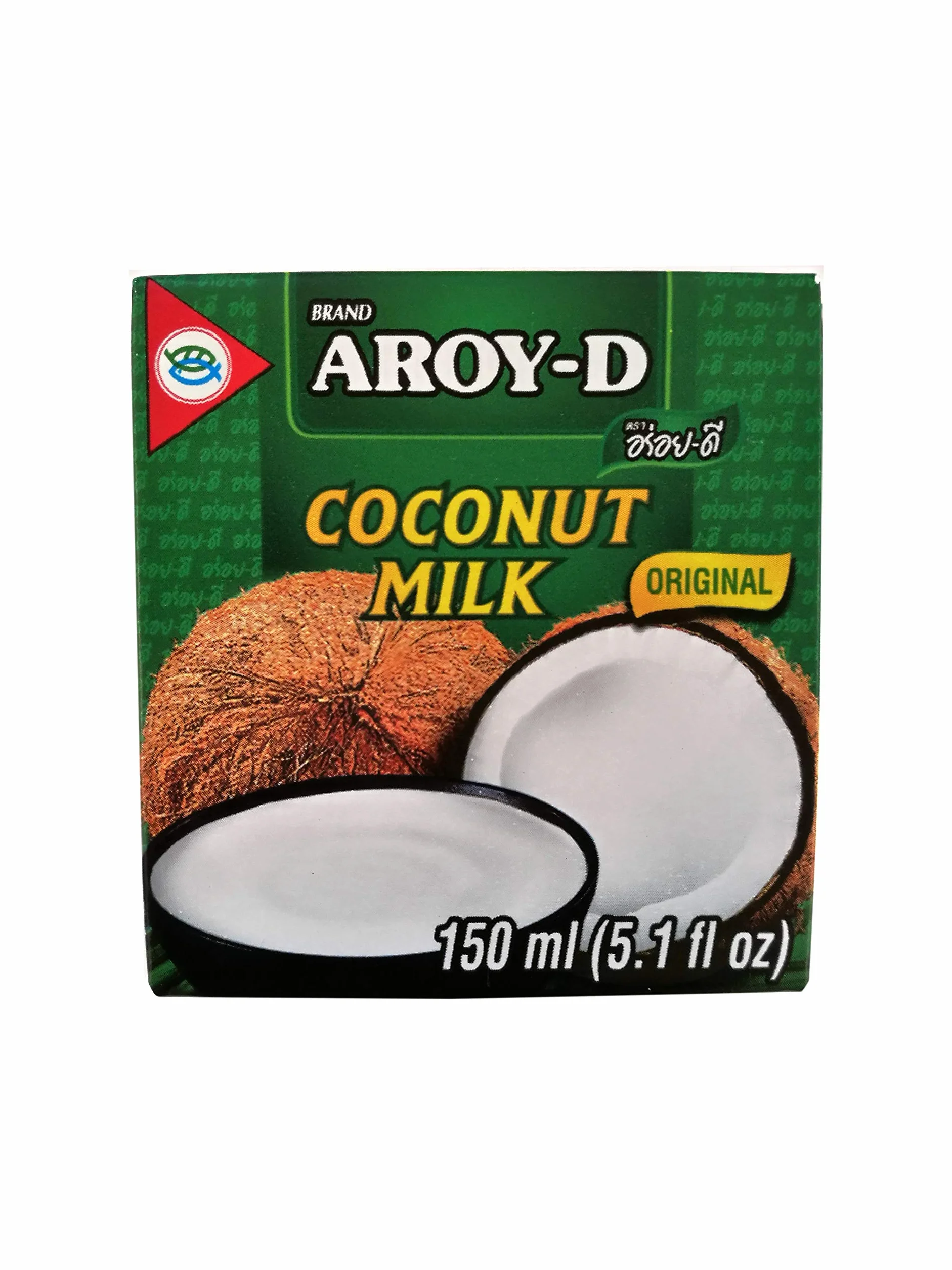 Aroy-D - Lait de coco avec E435, paquet de 12 (12 x 150 ml)