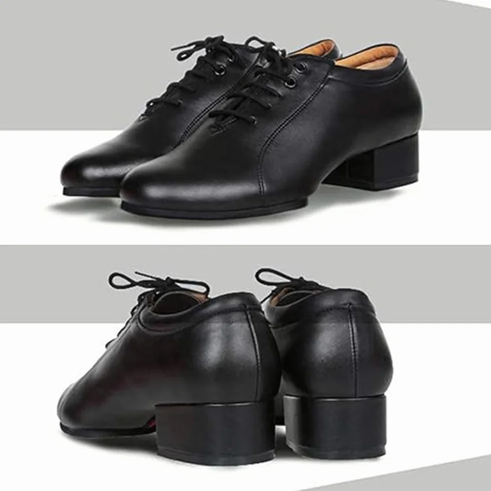 Chaussures de Danse en Cuir pour Hommes Salle de Bal & Latine
