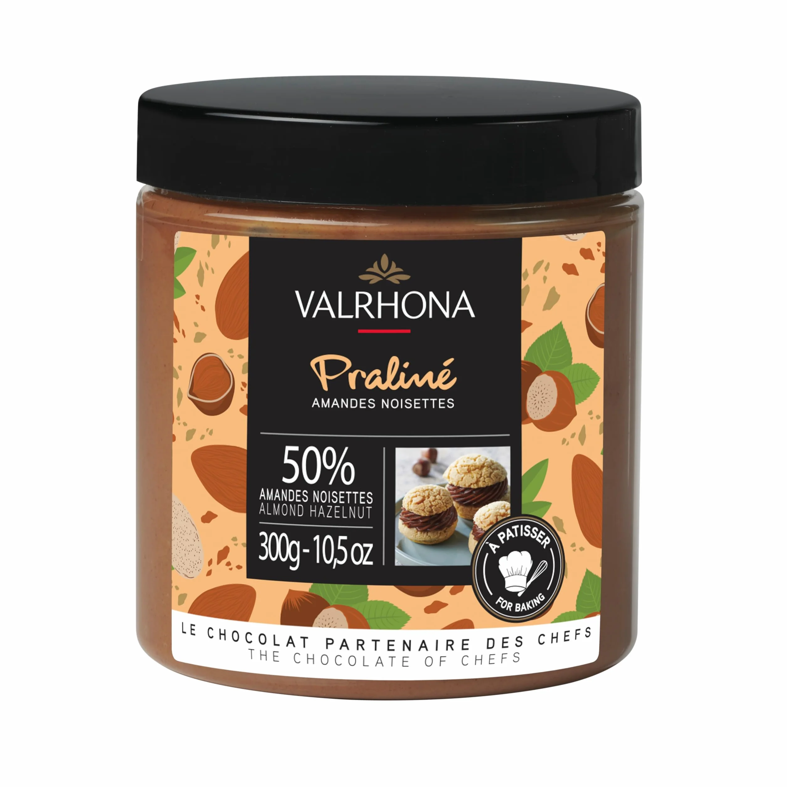 Valrhona - Praliné amande noisette 50% 300 g
