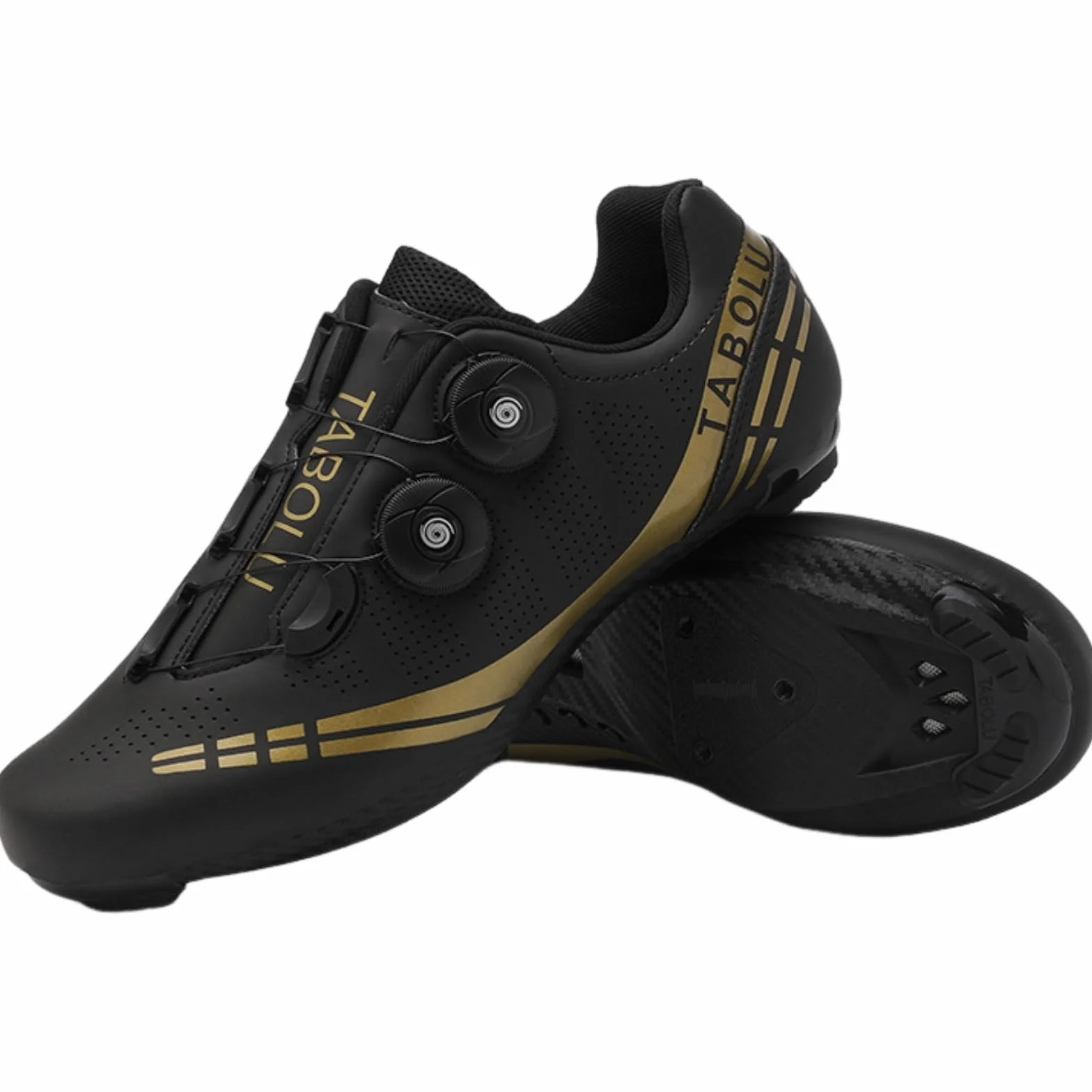 FANSU Chaussures Velo Route Système Laçage Rapide Double VTT Intérieur Extérieur