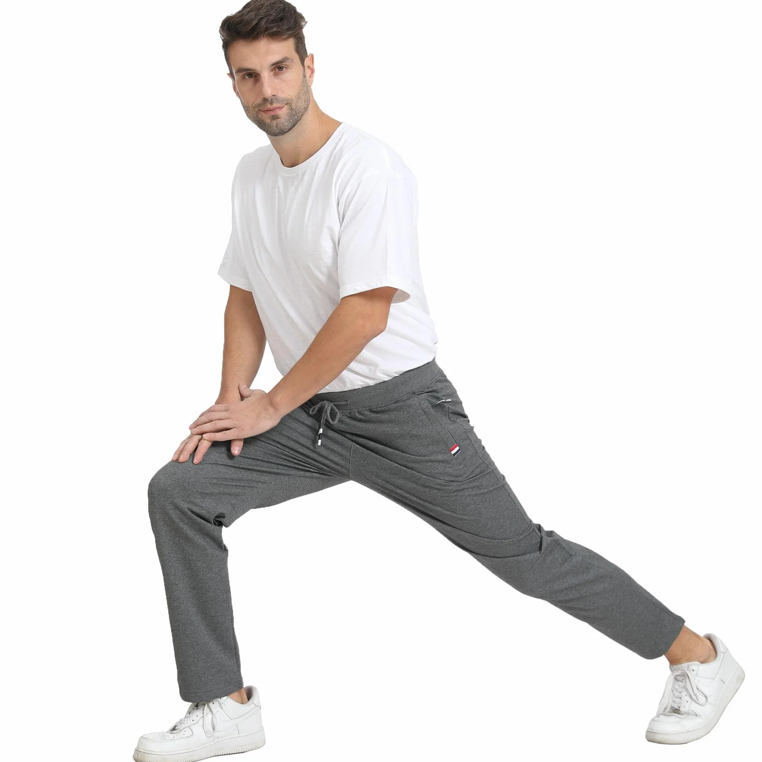 JustSun Jogging Homme Pantalons de Sport Survetement Coton Sportswear