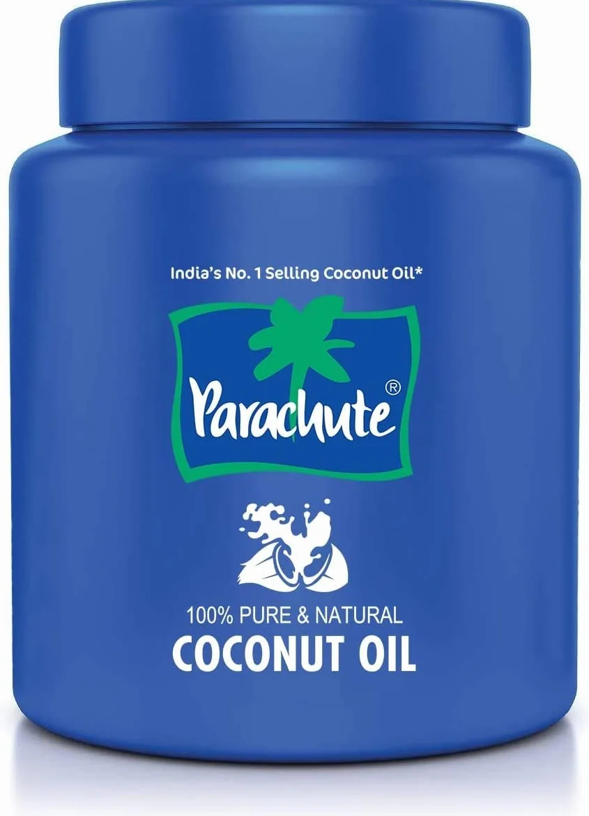 Parachute Parachute 100 % huile de noix de coco pure et naturelle non raffinée | Sans produits chimiques ni conservateurs ajoutés | Pot de 200 ml
