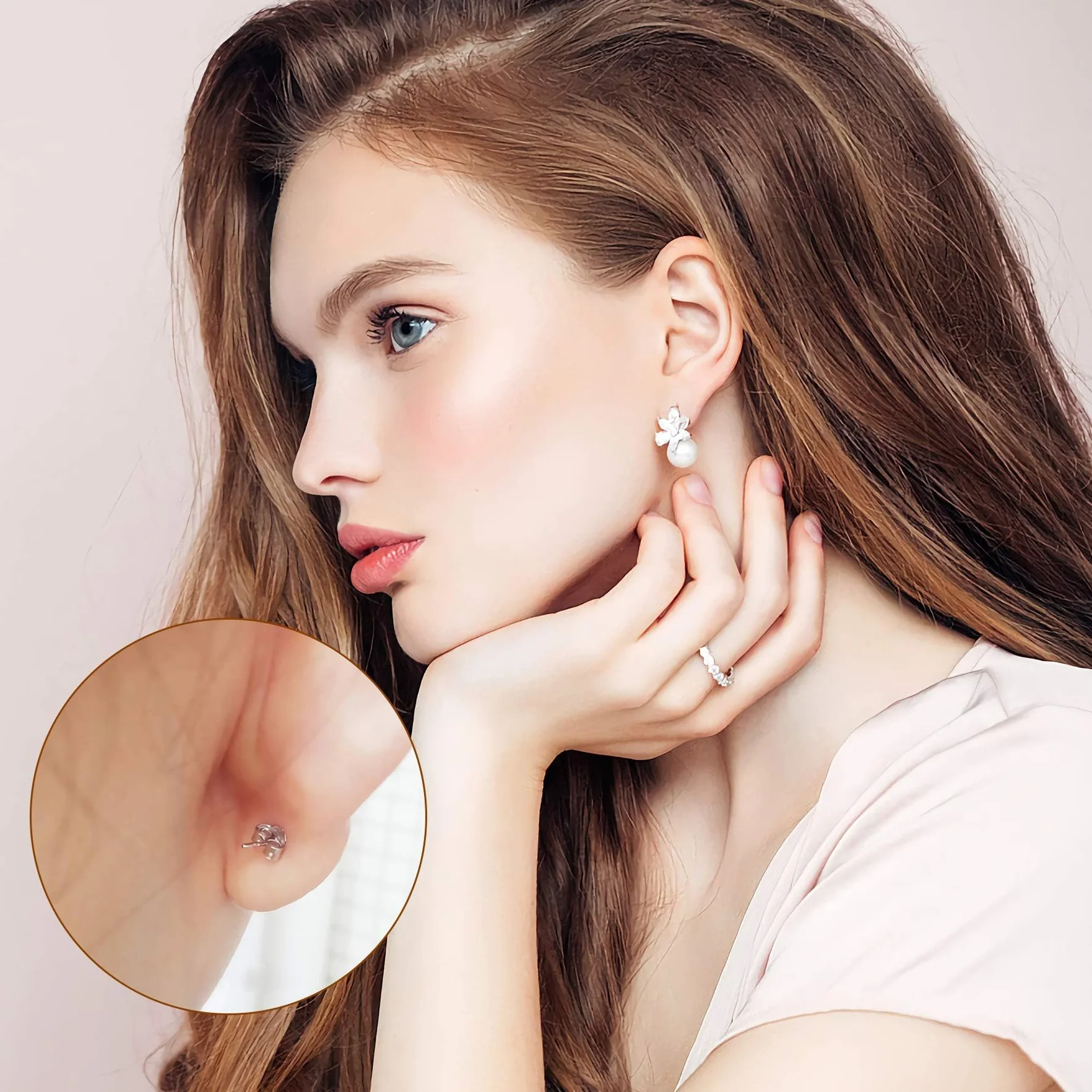 SANNIX 30 pièces fermoirs de boucles d'oreilles de remplacement sécurisés
