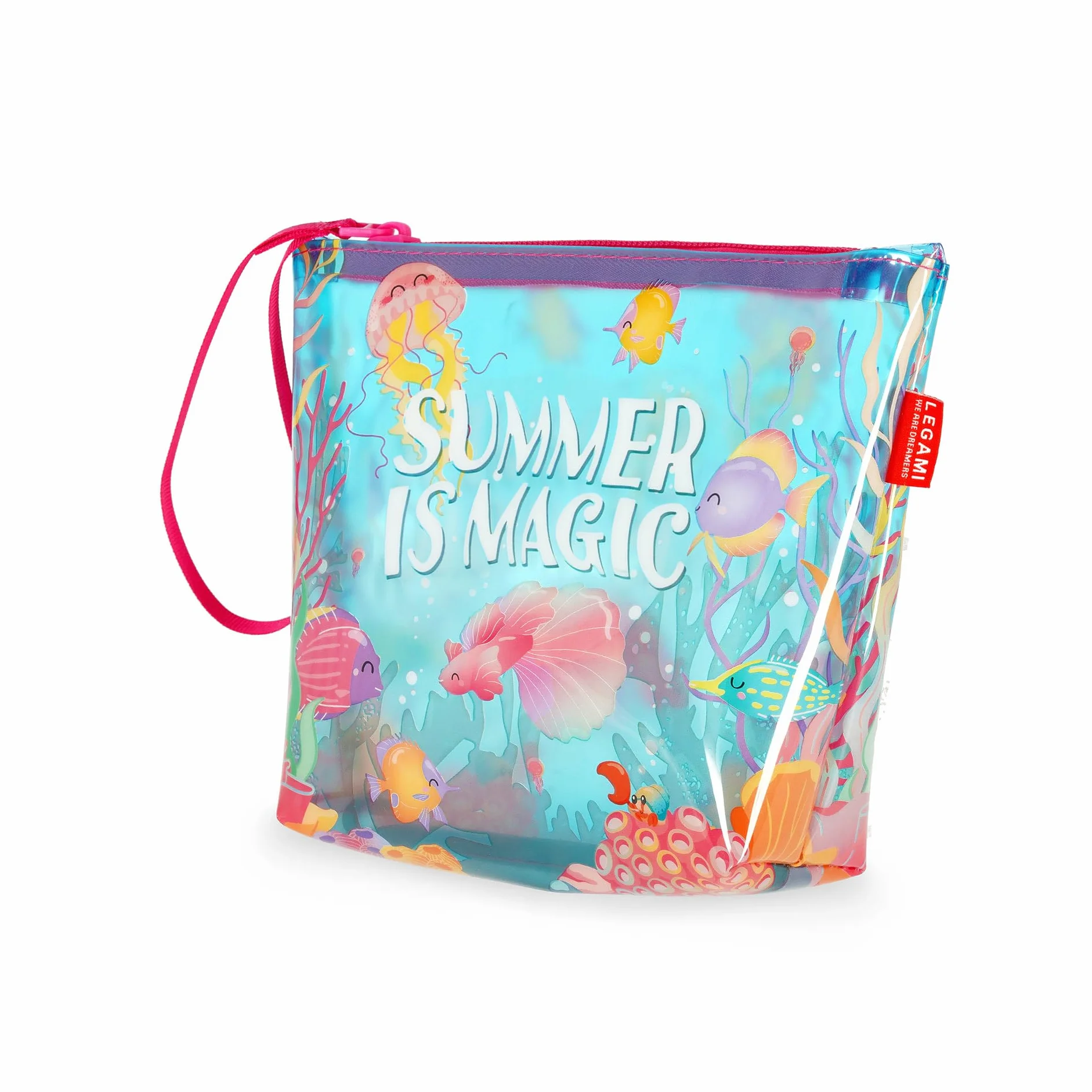 Legami Sac de plage pour femmes avec fermeture éclair 20 x 16 cm