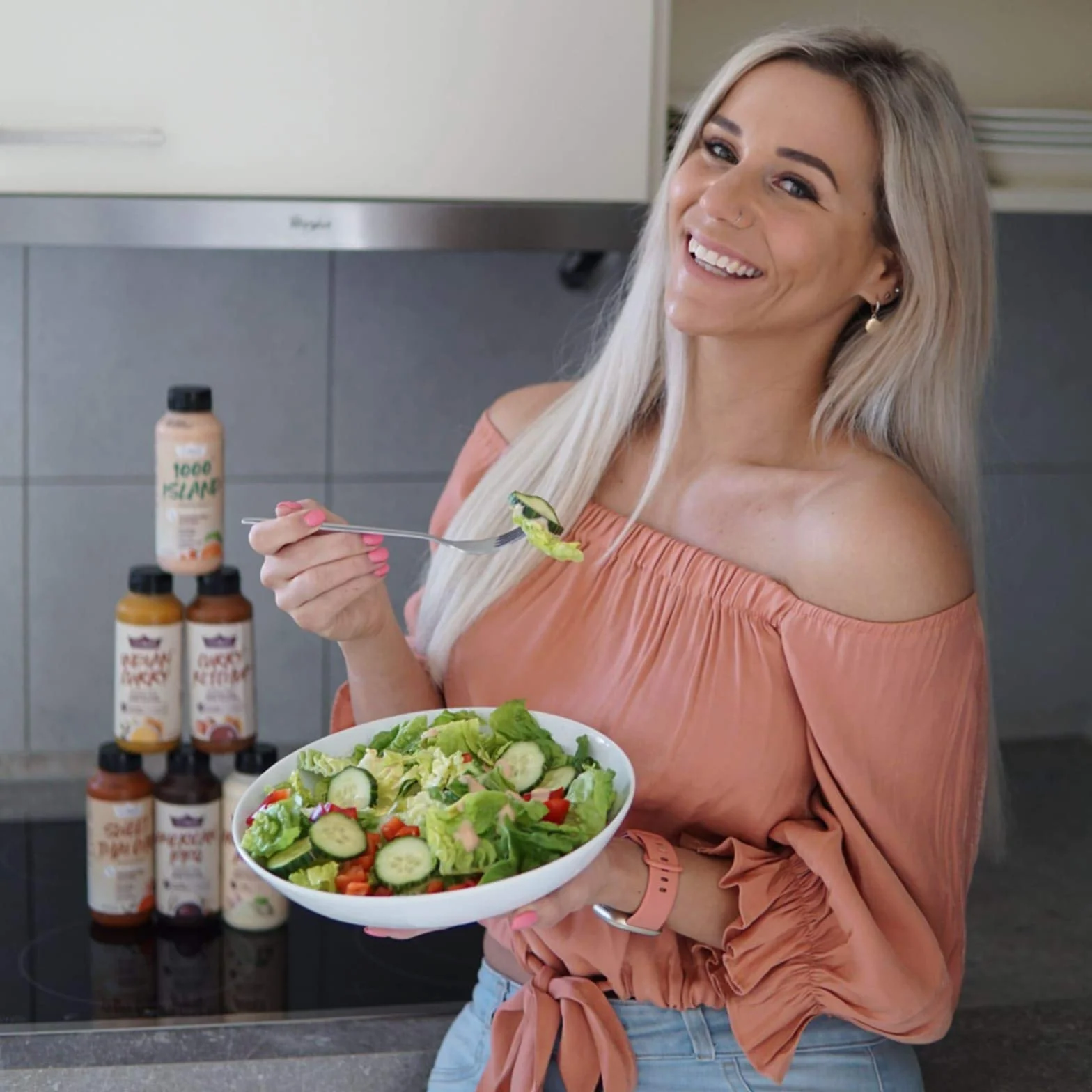 GymQueen Mamma Mia Sauce Zero 265 ml, faible en calories et sans graisse, pour affiner les plats ou comme vinaigrette, végétarien, Balsamico