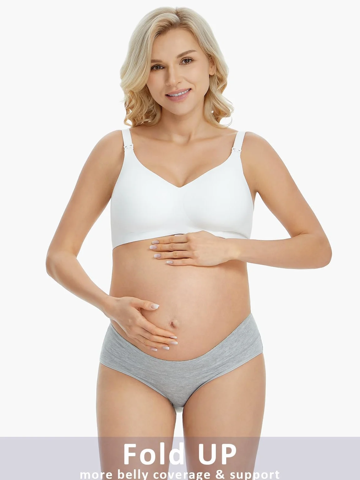 Culotte Maternité Grossesse Femmes Enceintes 95% Coton 5% Élasthanne 5pcs