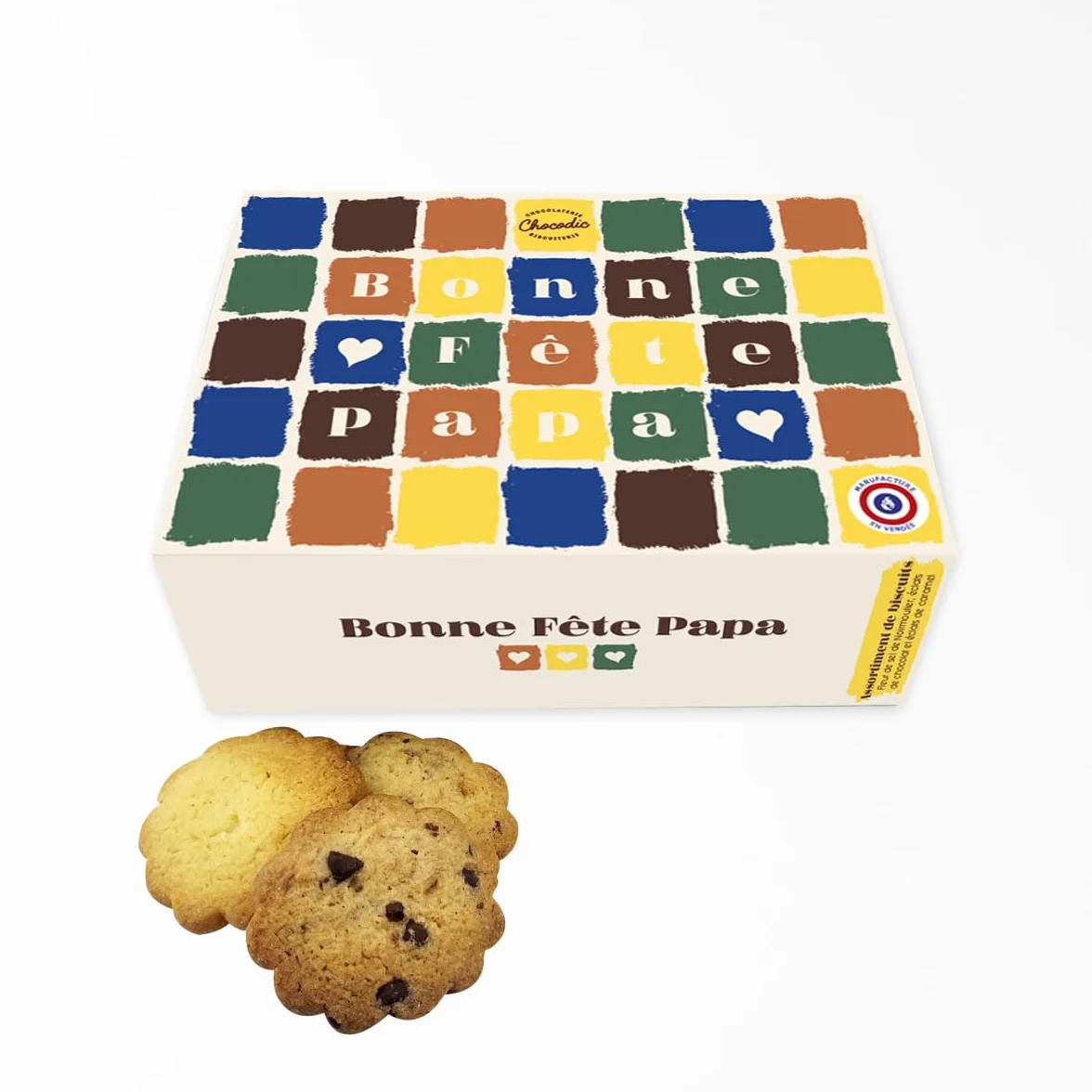 CHOCOLAT FETE DES PERE - COFFRET 3 SPECIALITES SOPHIA MM DE CHOCOLAT - COFFRET CADEAU 190g BONNE FETE PAPA