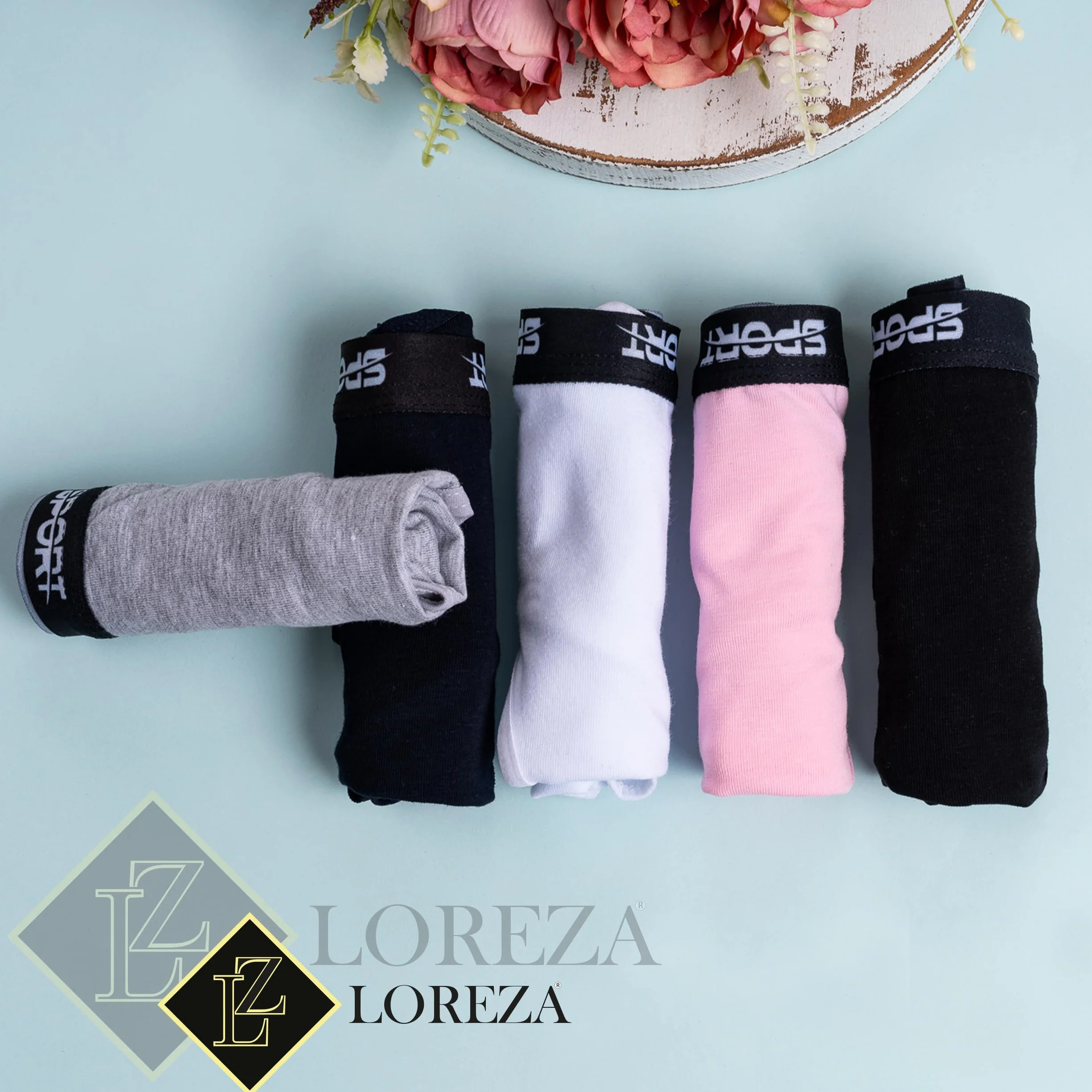 LOREZA Brassières en Coton pour Fille M-2-14-15 Ans