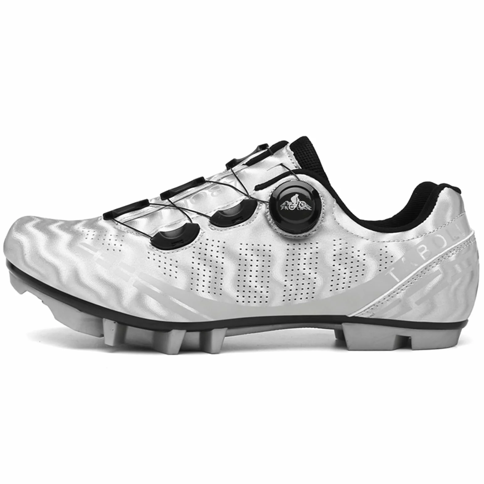 Chaussures de vélo de Montagne pour Femmes Compatible Look Delta/SPD Cleats VTT Plein air