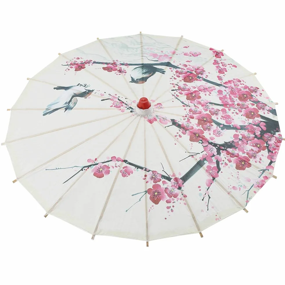 Ombrelle Papier Huilé Japonaise, Parapluie Décoratif Asiatique pour Danse