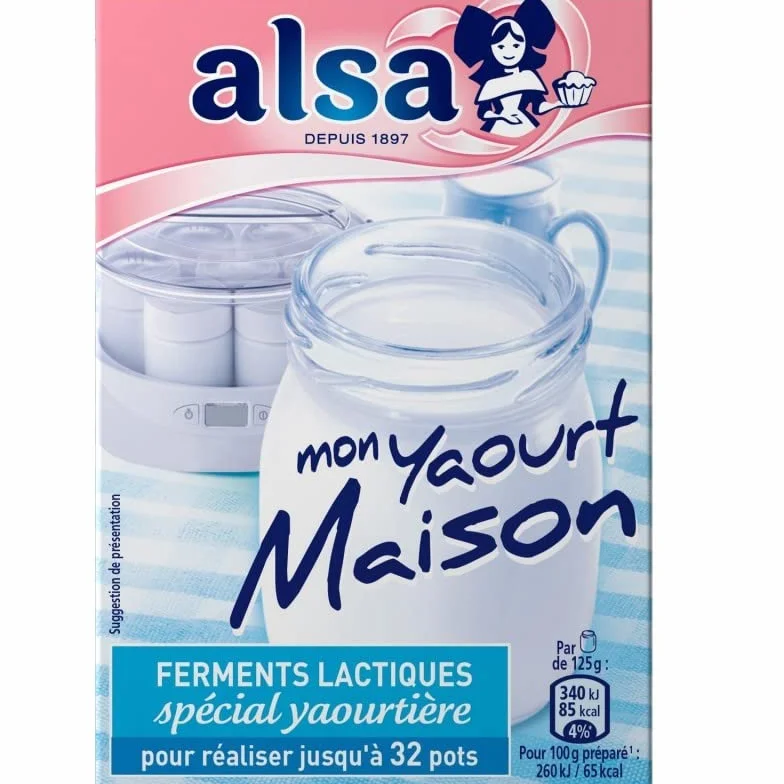 ALSA - Mon Yaourt Maison 8G - Lot De 4 - Vendu Par Lot