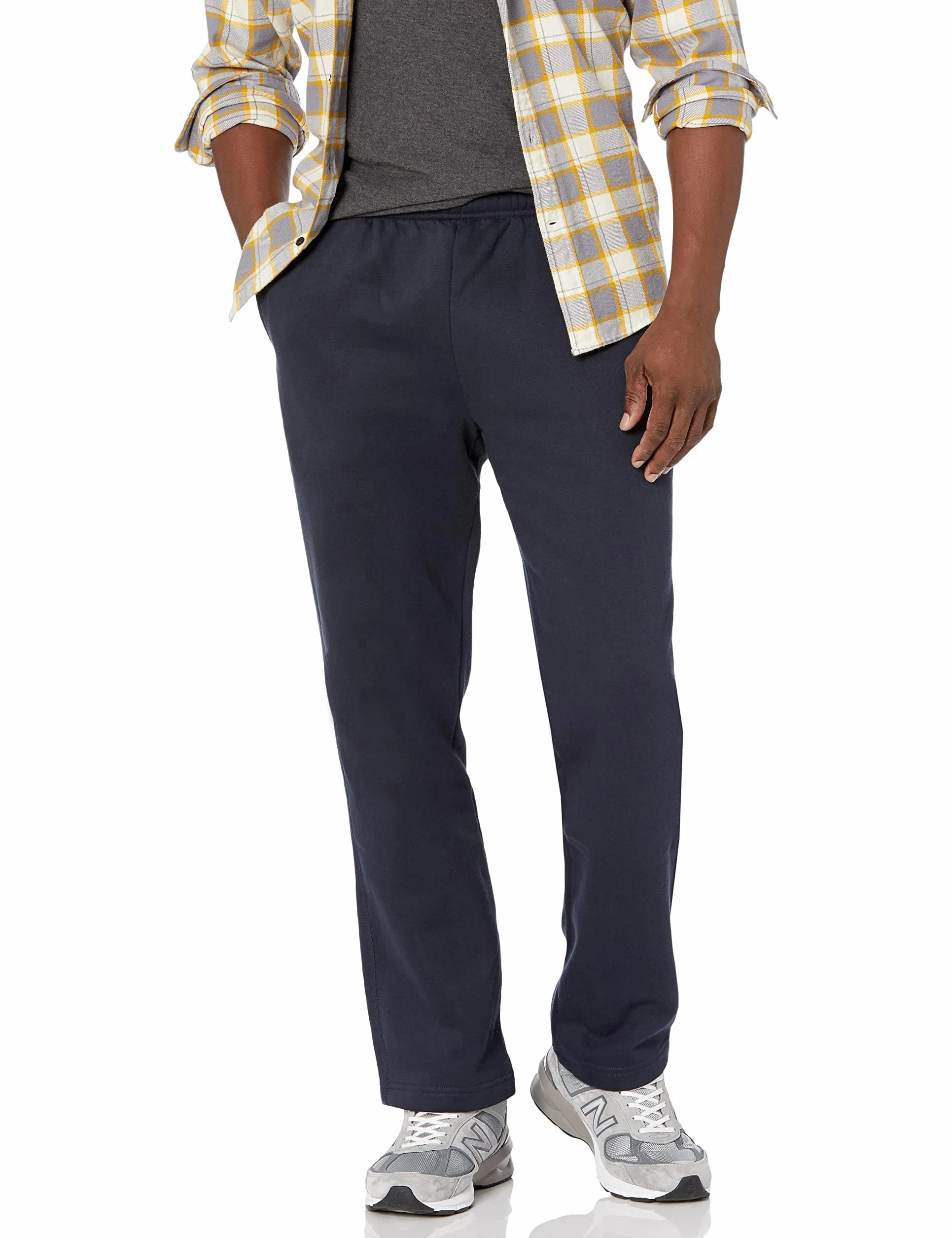 Amazon Essentials Pantalon de Survêtement Polaire Homme Grandes Tailles
