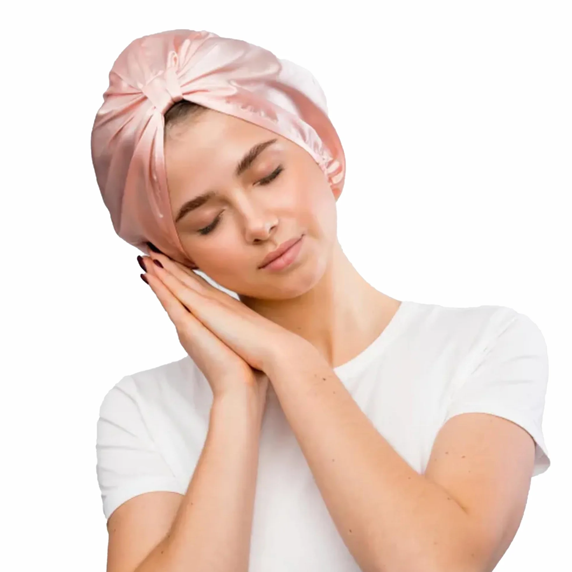 Glov Bonnet de Nuit Satin pour Cheveux Bouclés en Soie Protection Frizz
