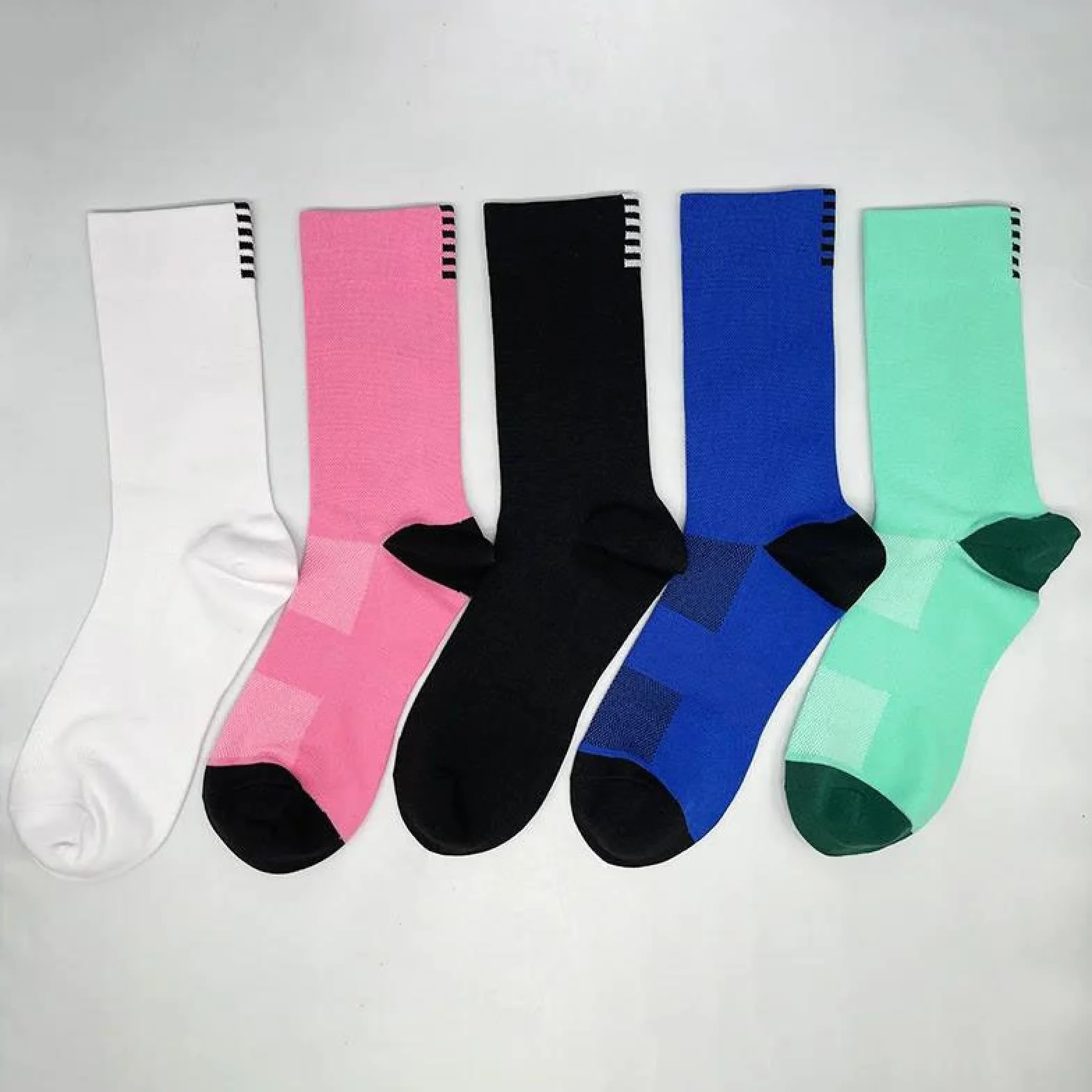 Chaussettes Sport Homme Femme Velo Route Confortable Soft Touch 4 Paires