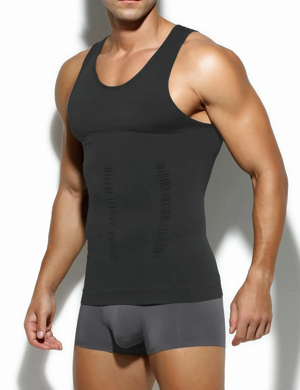 Casey Kevin Debardeur Compression Homme Lot de 2 Gaine Ventre Plat
