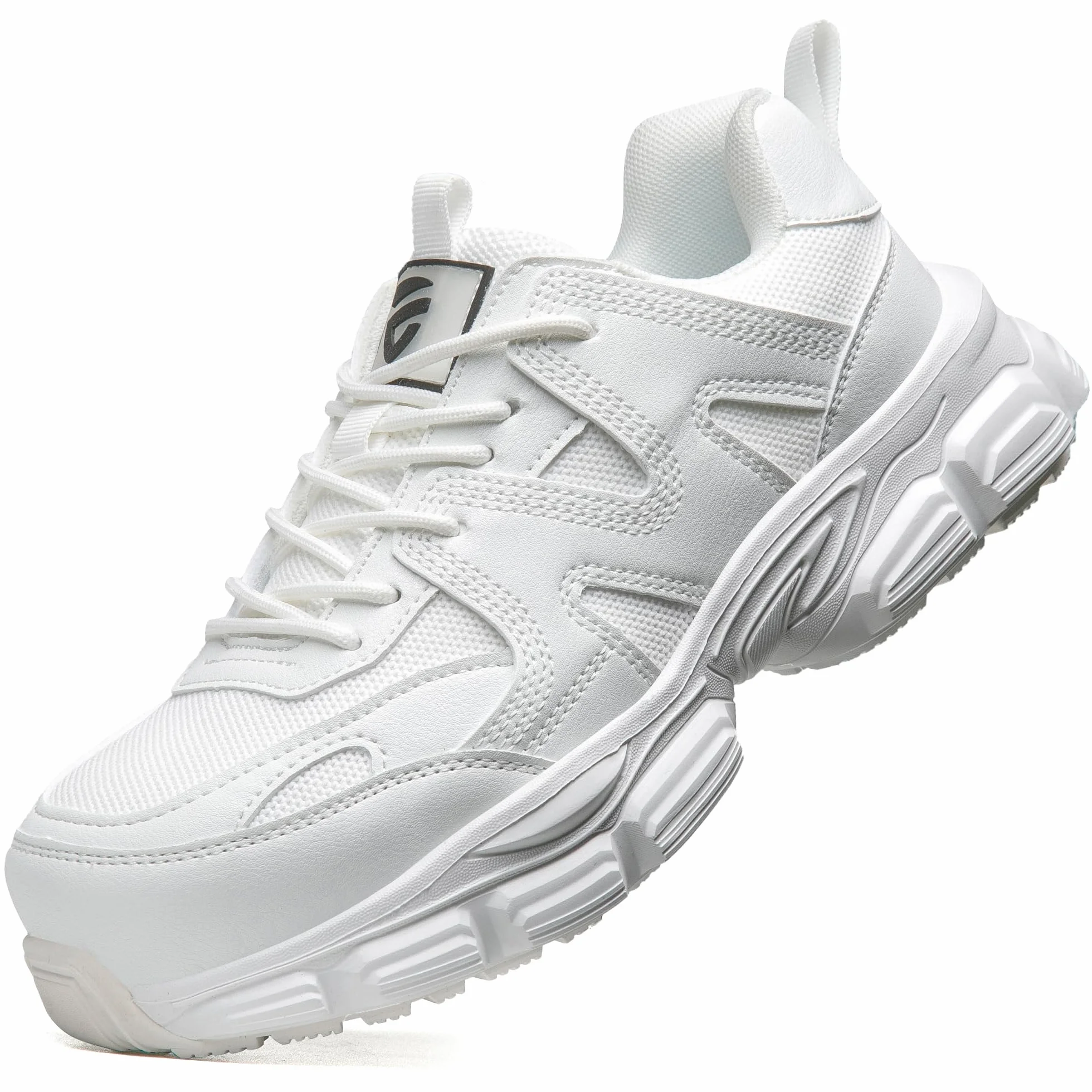 KOIFISH Chaussures de Sécurité Femme Antidérapante Embout Acier Respirante
