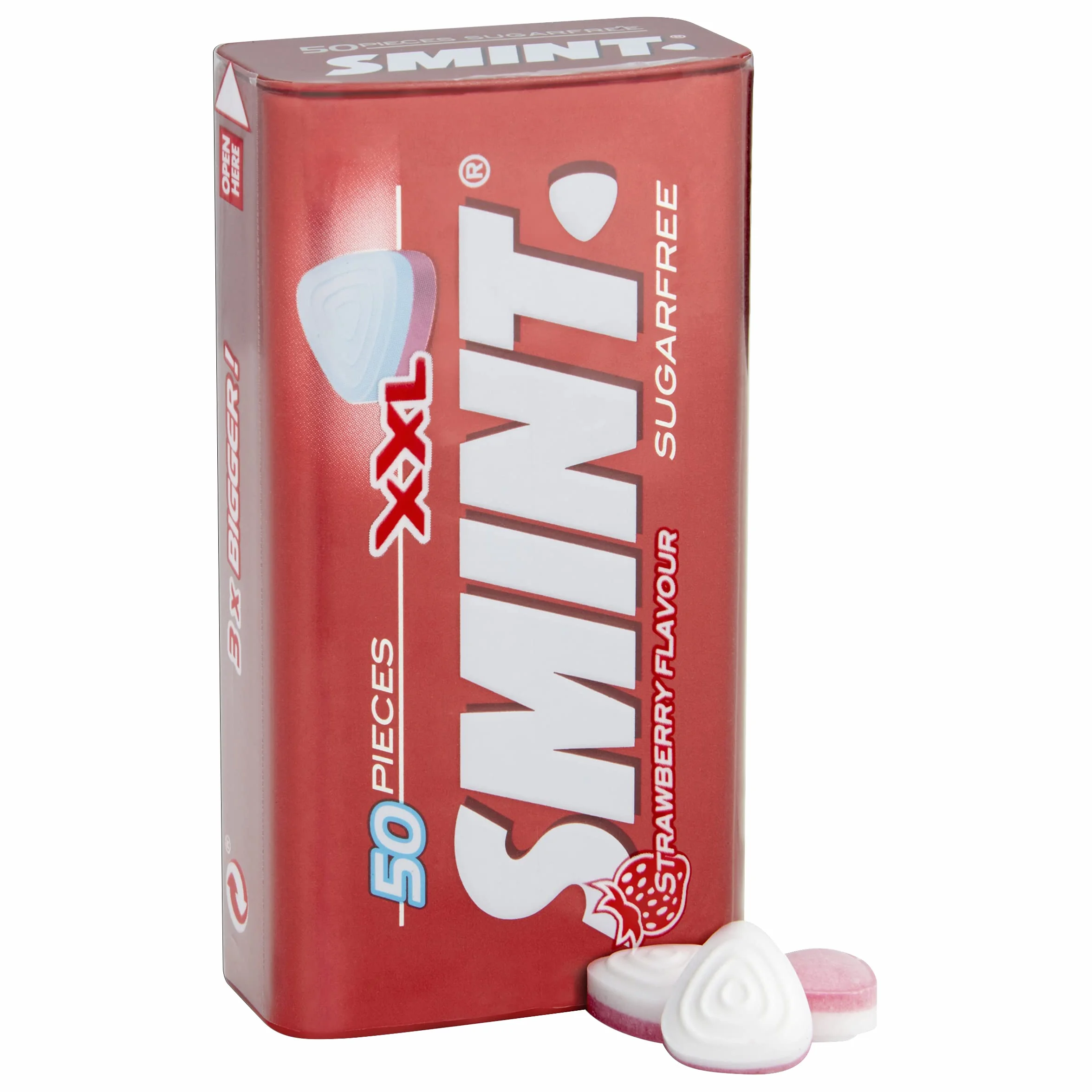 Smint fraise Étain 50 Count (Pack of 12)