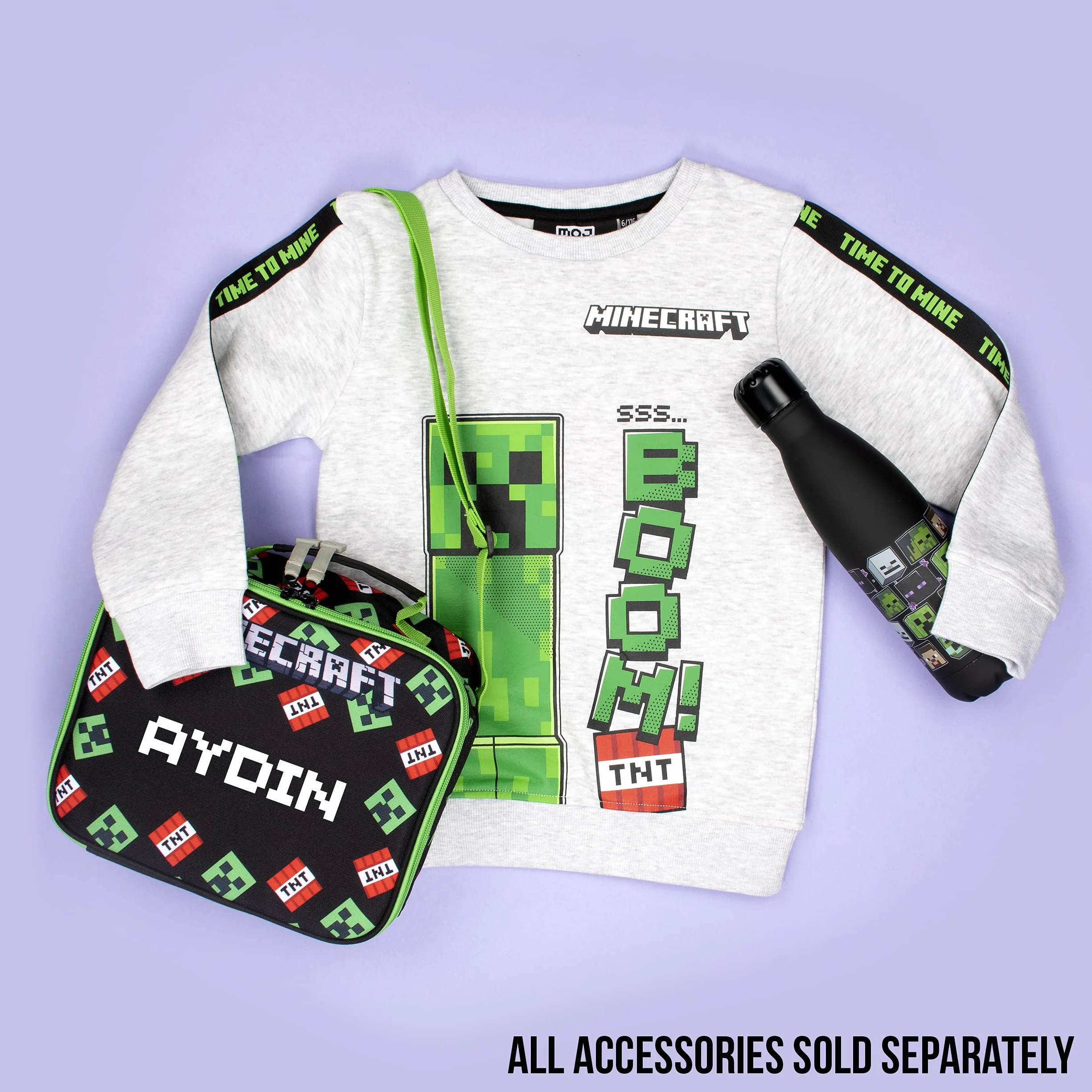 Minecraft Sweat-shirt Cadeau Garçons Jeu Anniversaire T-shirt 5-12 Ans